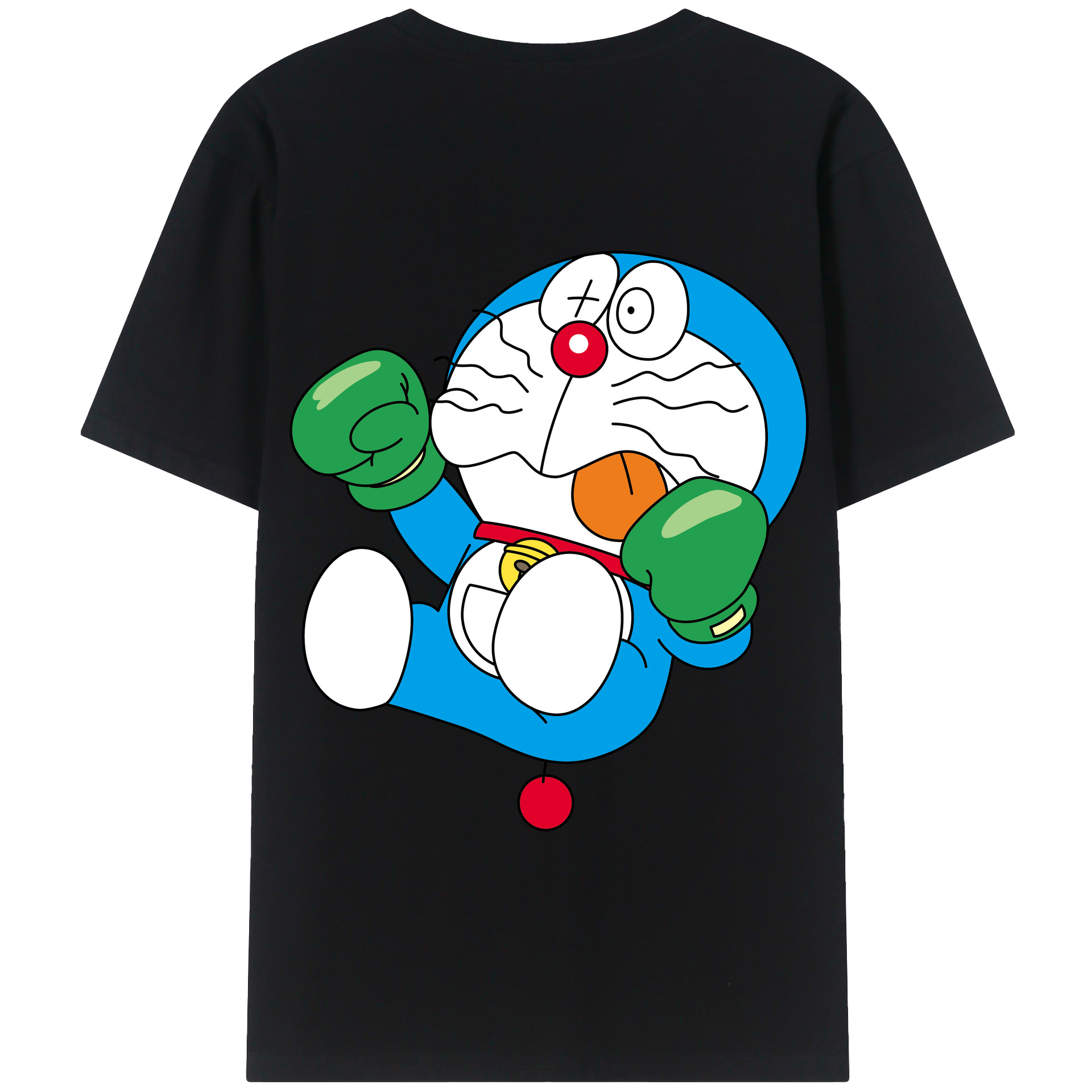 （画像用） ドラえもん Doraemon 綿100％半袖Tシャツ（背面プリント）