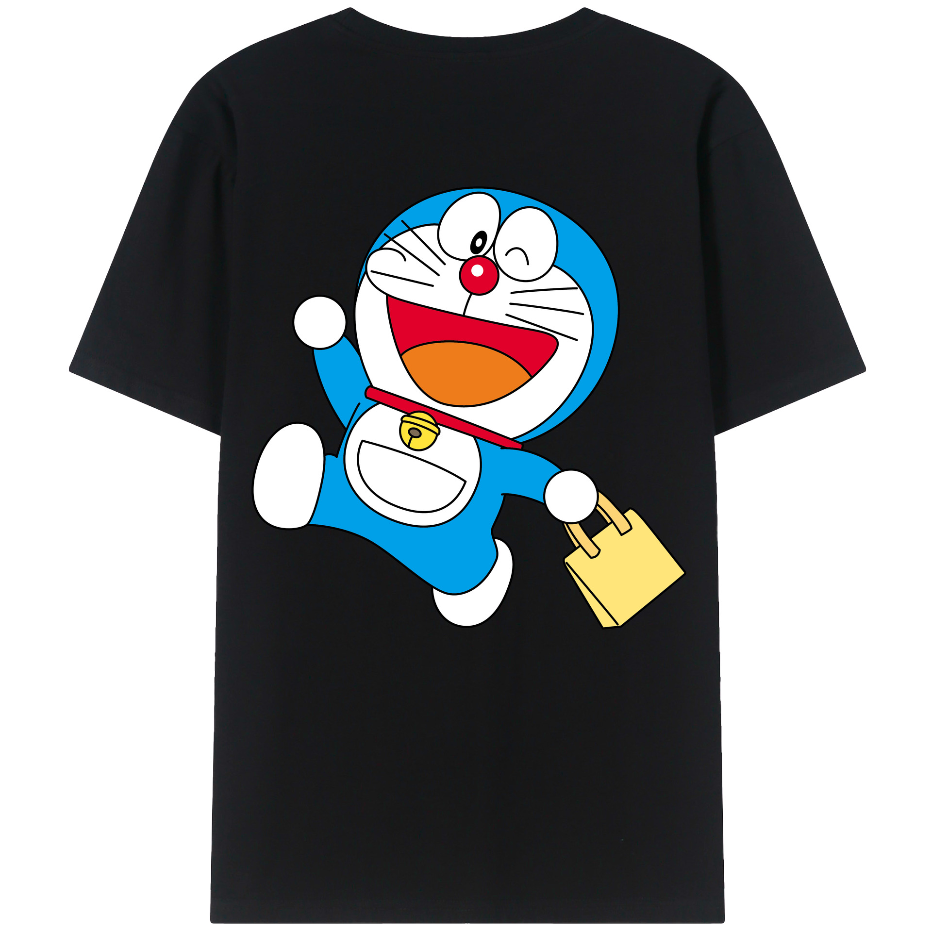 （画像用） ドラえもん Doraemon 綿100％半袖Tシャツ（背面プリント）