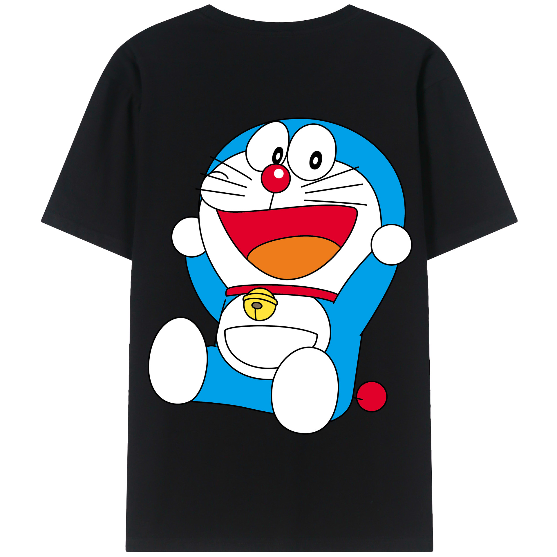 （画像用） ドラえもん Doraemon 綿100％半袖Tシャツ（背面プリント）