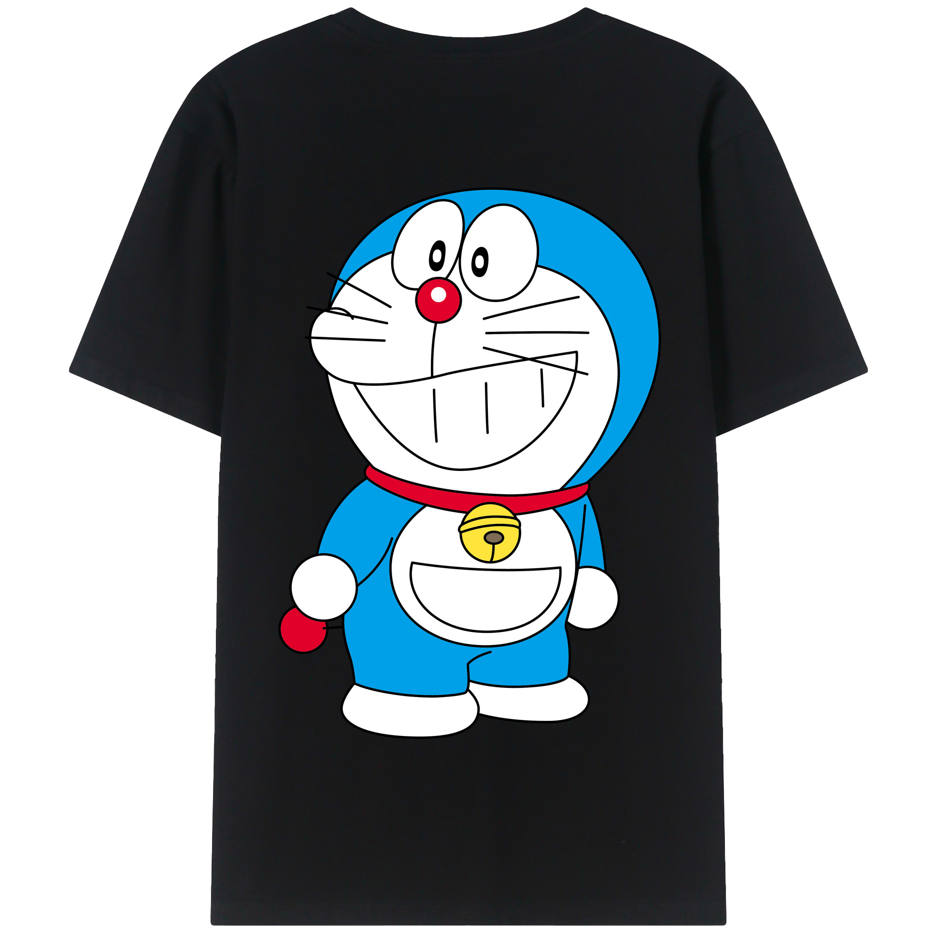 （画像用） ドラえもん Doraemon 綿100％半袖Tシャツ（背面プリント）
