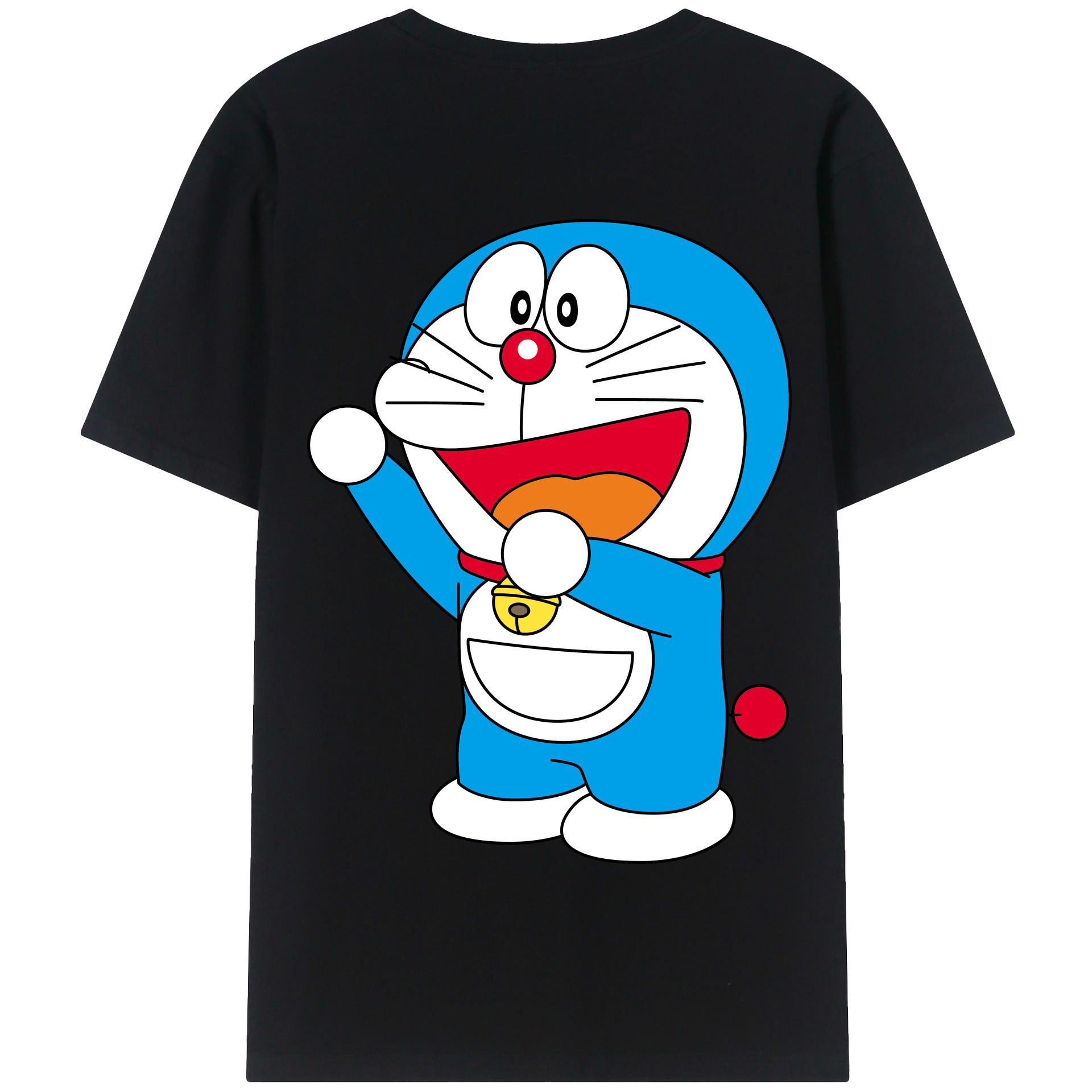 （画像用） ドラえもん Doraemon 綿100％半袖Tシャツ（背面プリント）