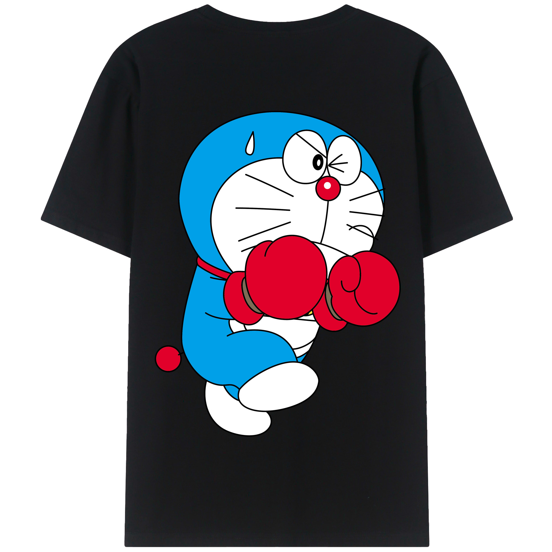 （画像用） ドラえもん Doraemon 綿100％半袖Tシャツ（背面プリント）