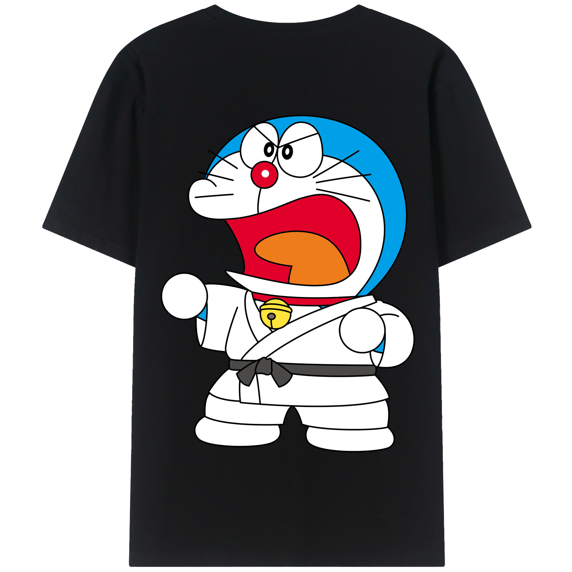 （画像用） ドラえもん Doraemon 綿100％半袖Tシャツ（背面プリント）