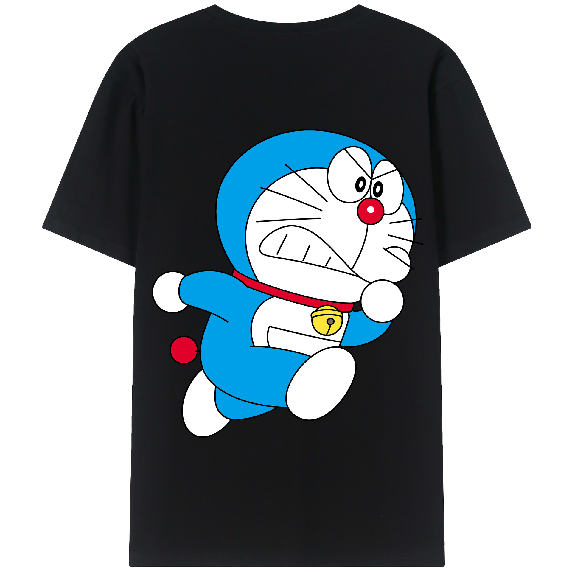 （画像用） ドラえもん Doraemon 綿100％半袖Tシャツ（背面プリント）