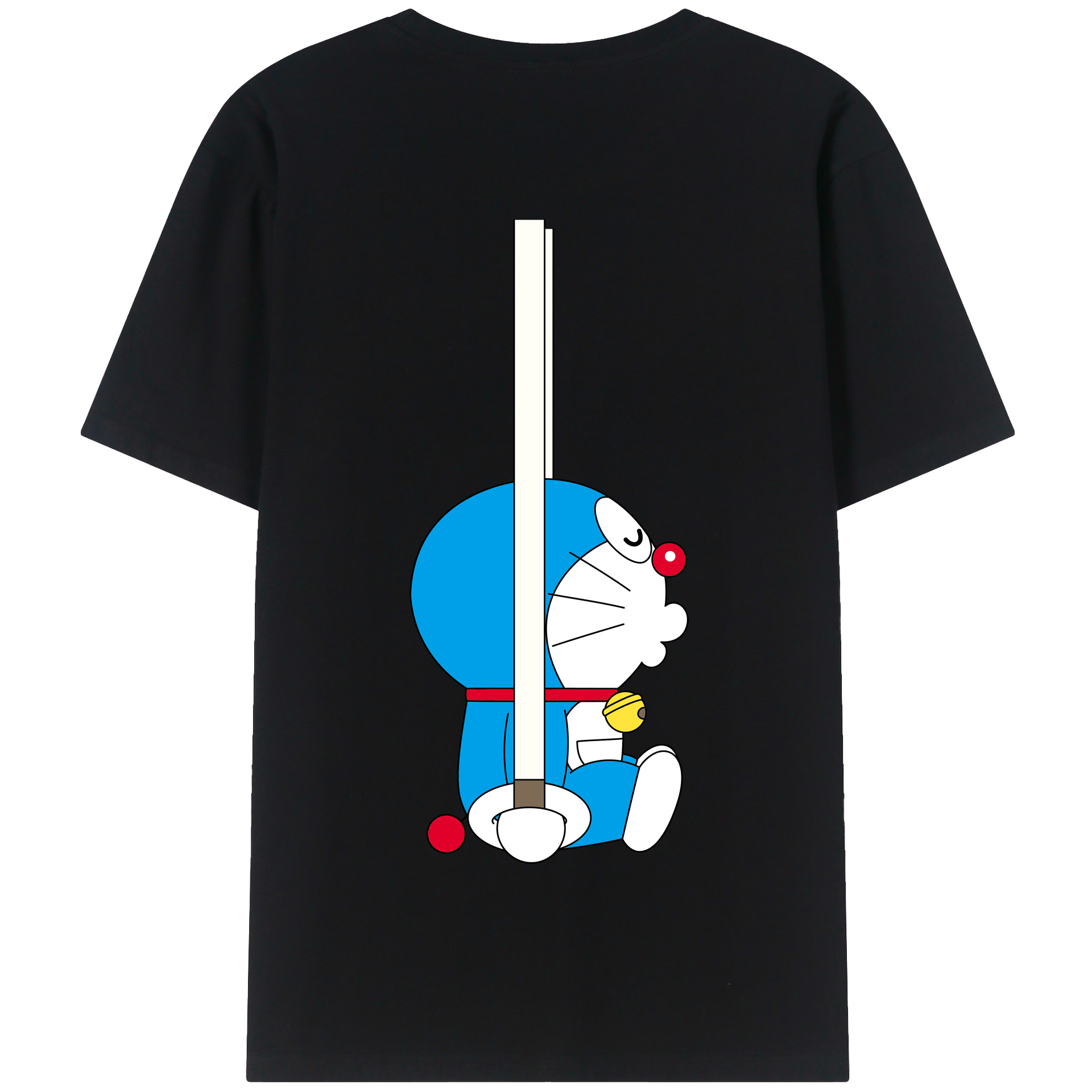 （画像用） ドラえもん Doraemon 綿100％半袖Tシャツ（背面プリント）