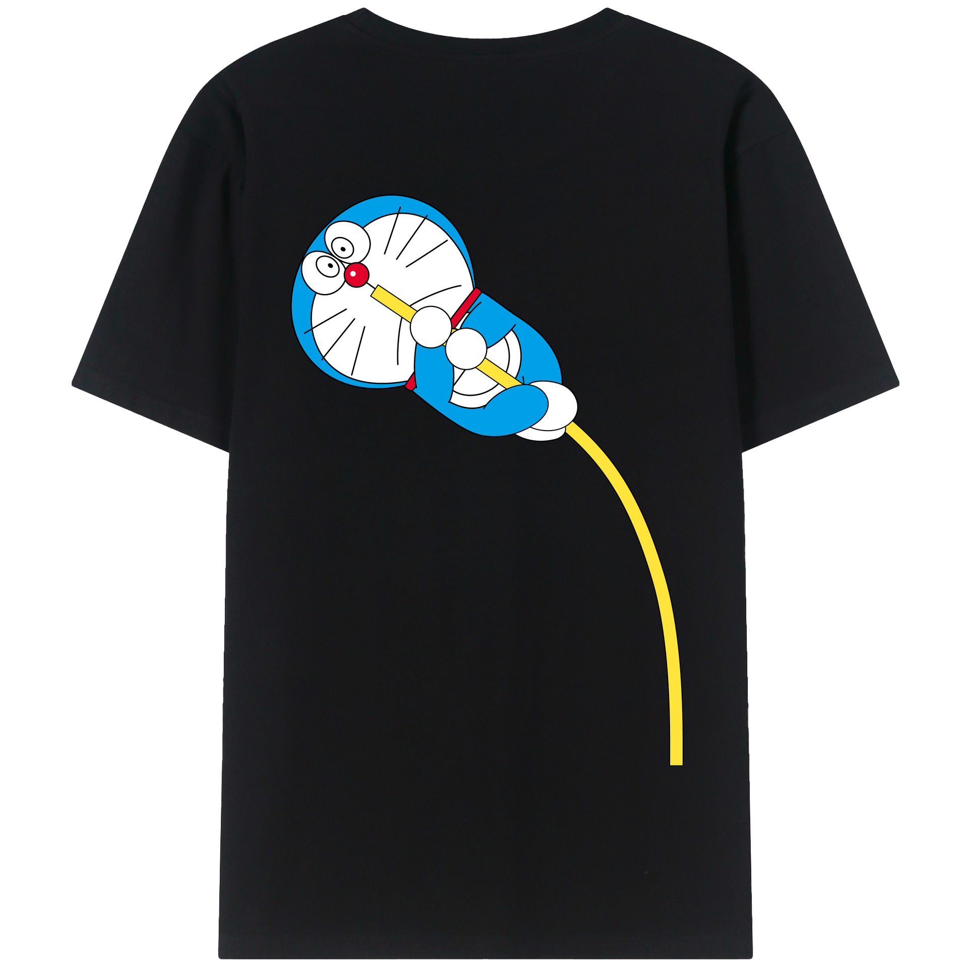 （画像用） ドラえもん Doraemon 綿100％半袖Tシャツ（背面プリント）
