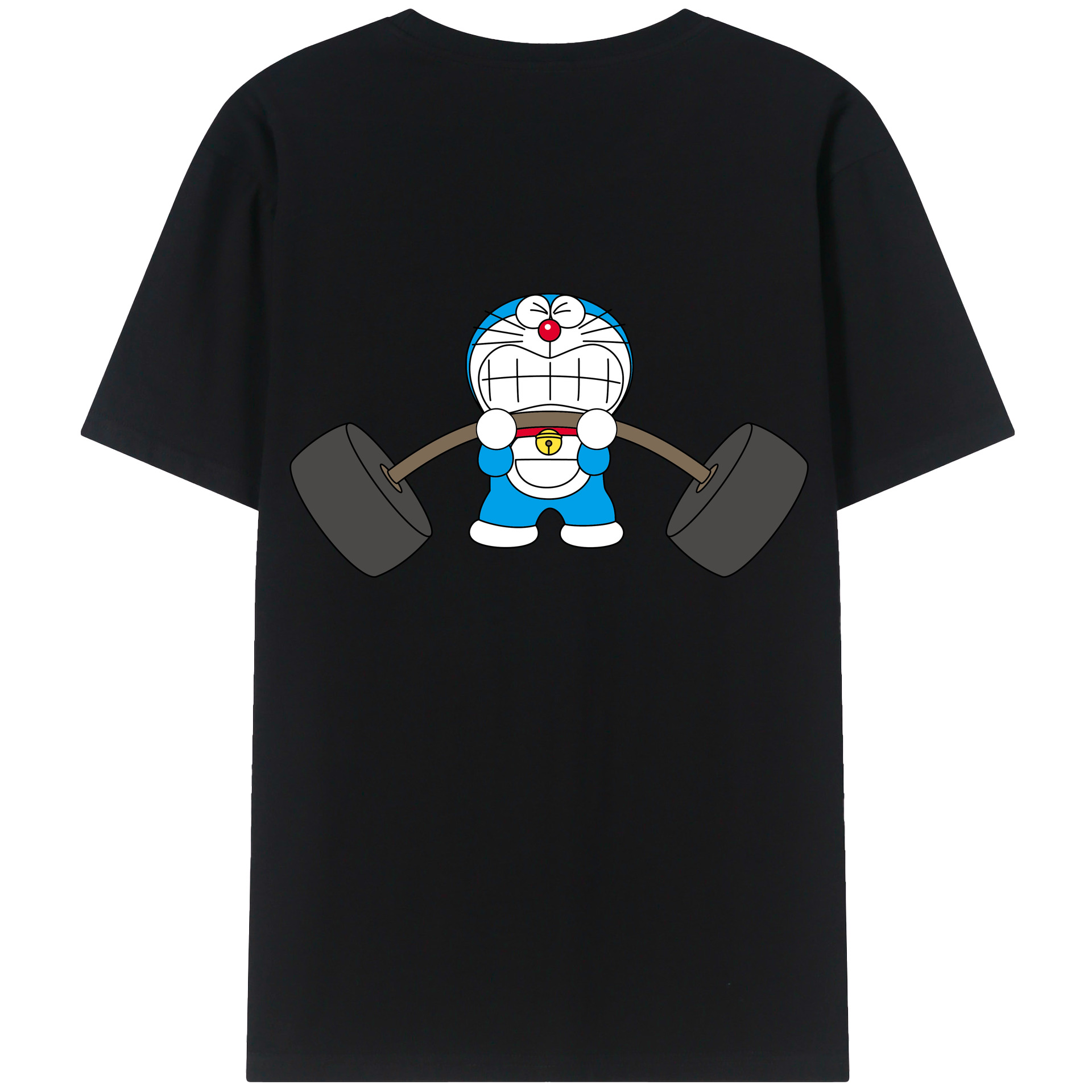 （画像用） ドラえもん Doraemon 綿100％半袖Tシャツ（背面プリント）