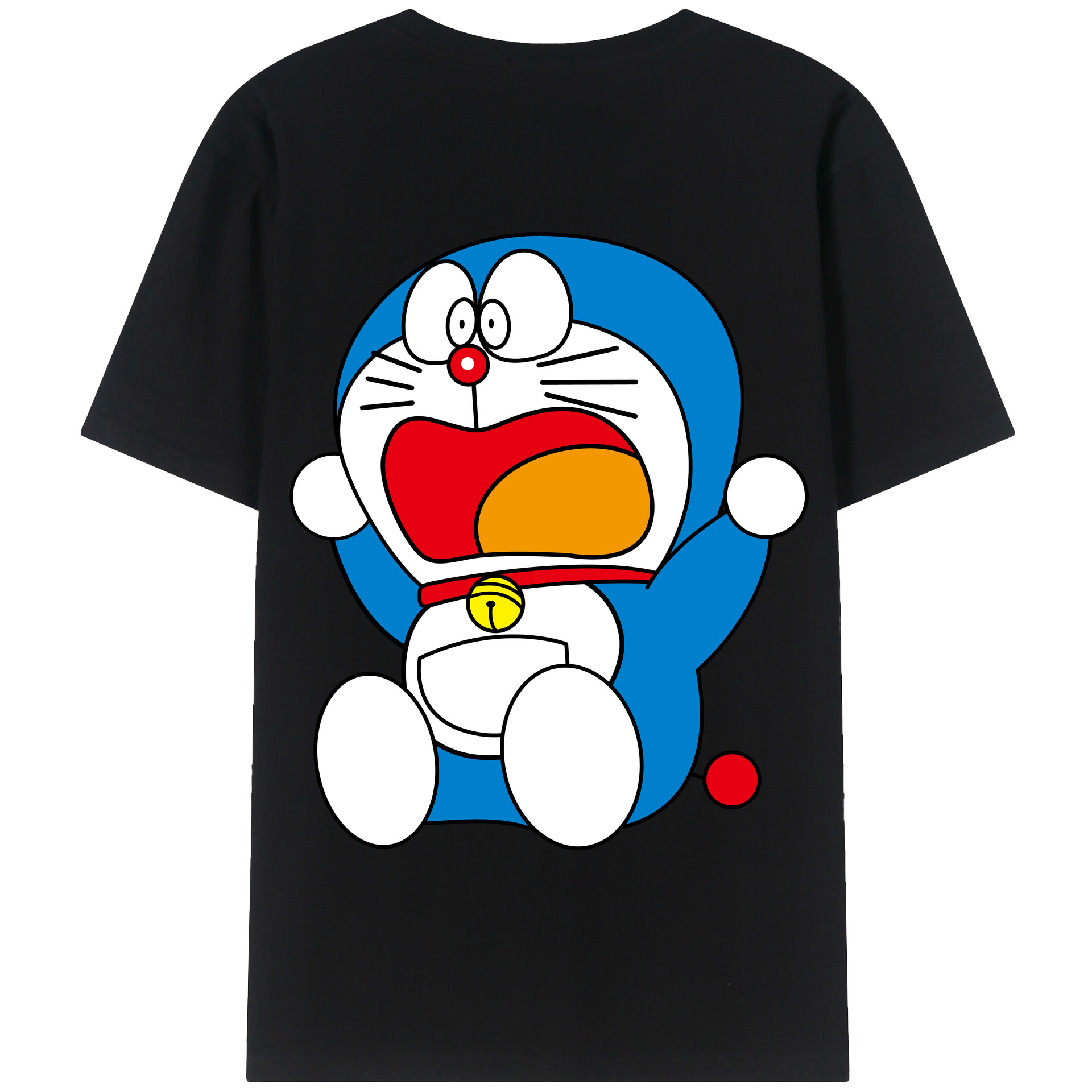 （画像用） ドラえもん Doraemon 綿100％半袖Tシャツ（背面プリント）