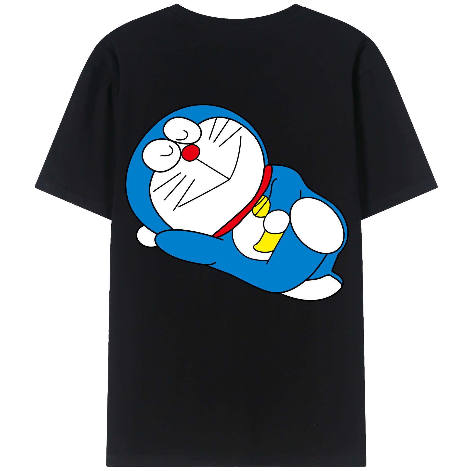 （画像用） ドラえもん Doraemon 綿100％半袖Tシャツ（背面プリント）