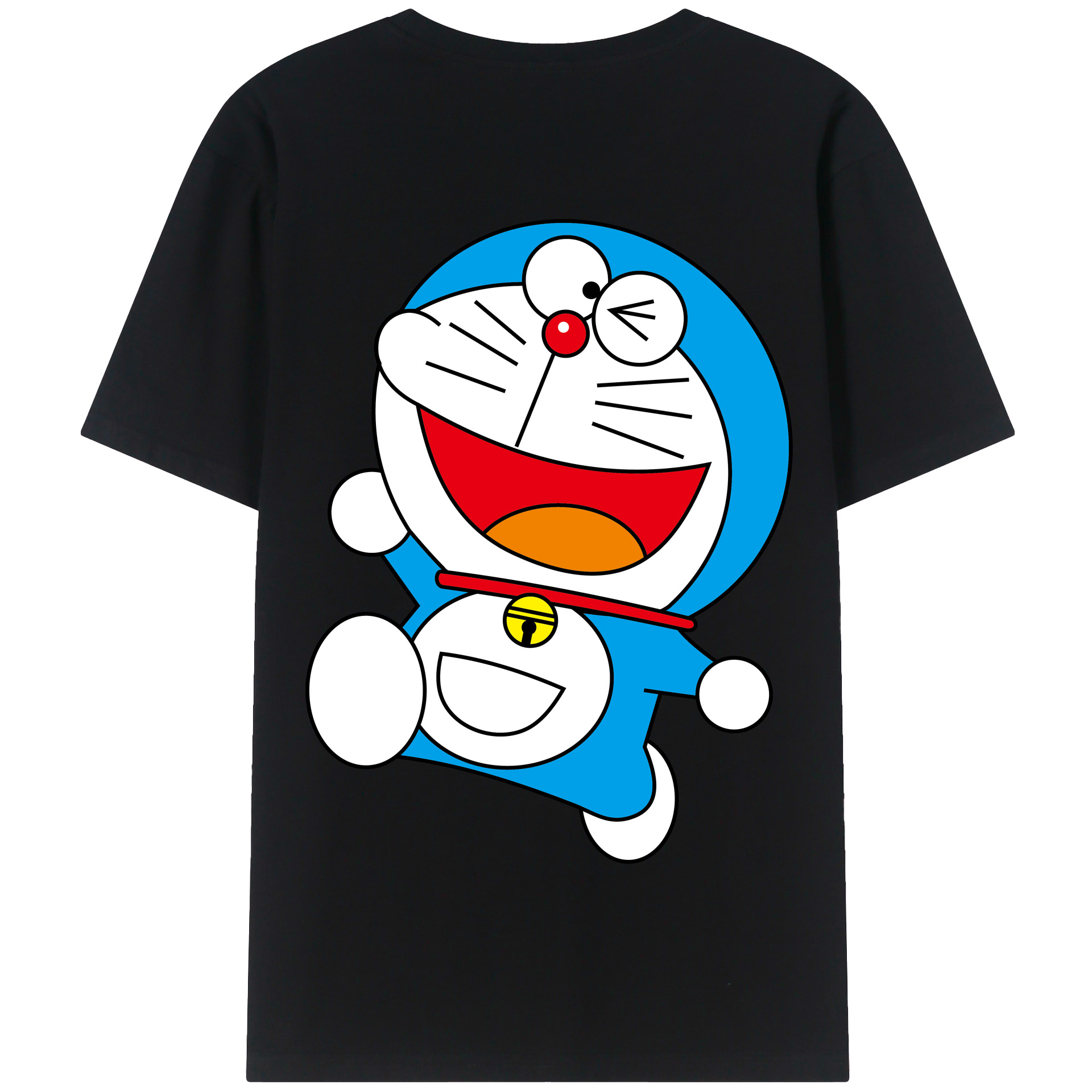 （画像用） ドラえもん Doraemon 綿100％半袖Tシャツ（背面プリント）