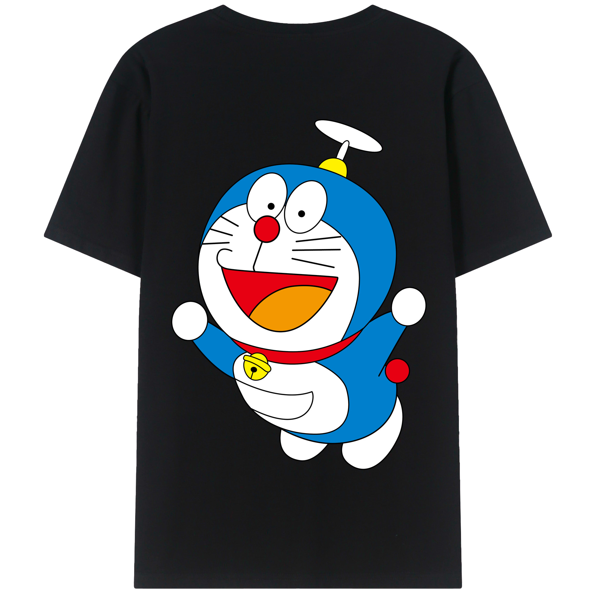 （画像用） ドラえもん Doraemon 綿100％半袖Tシャツ（背面プリント）