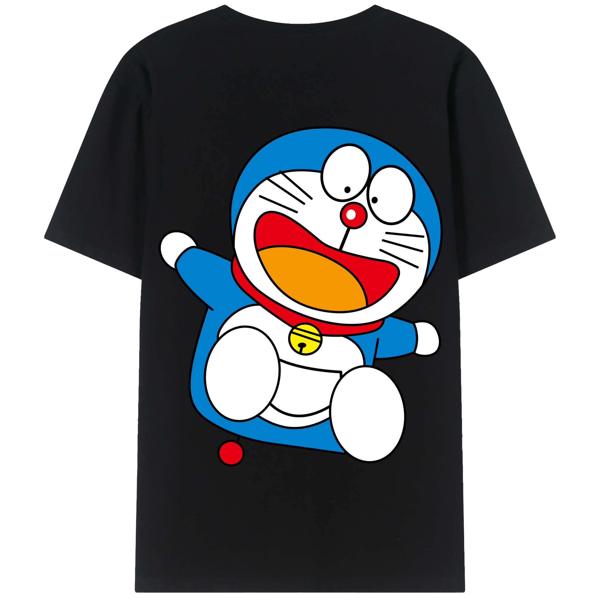 （画像用） ドラえもん Doraemon 綿100％半袖Tシャツ（背面プリント）