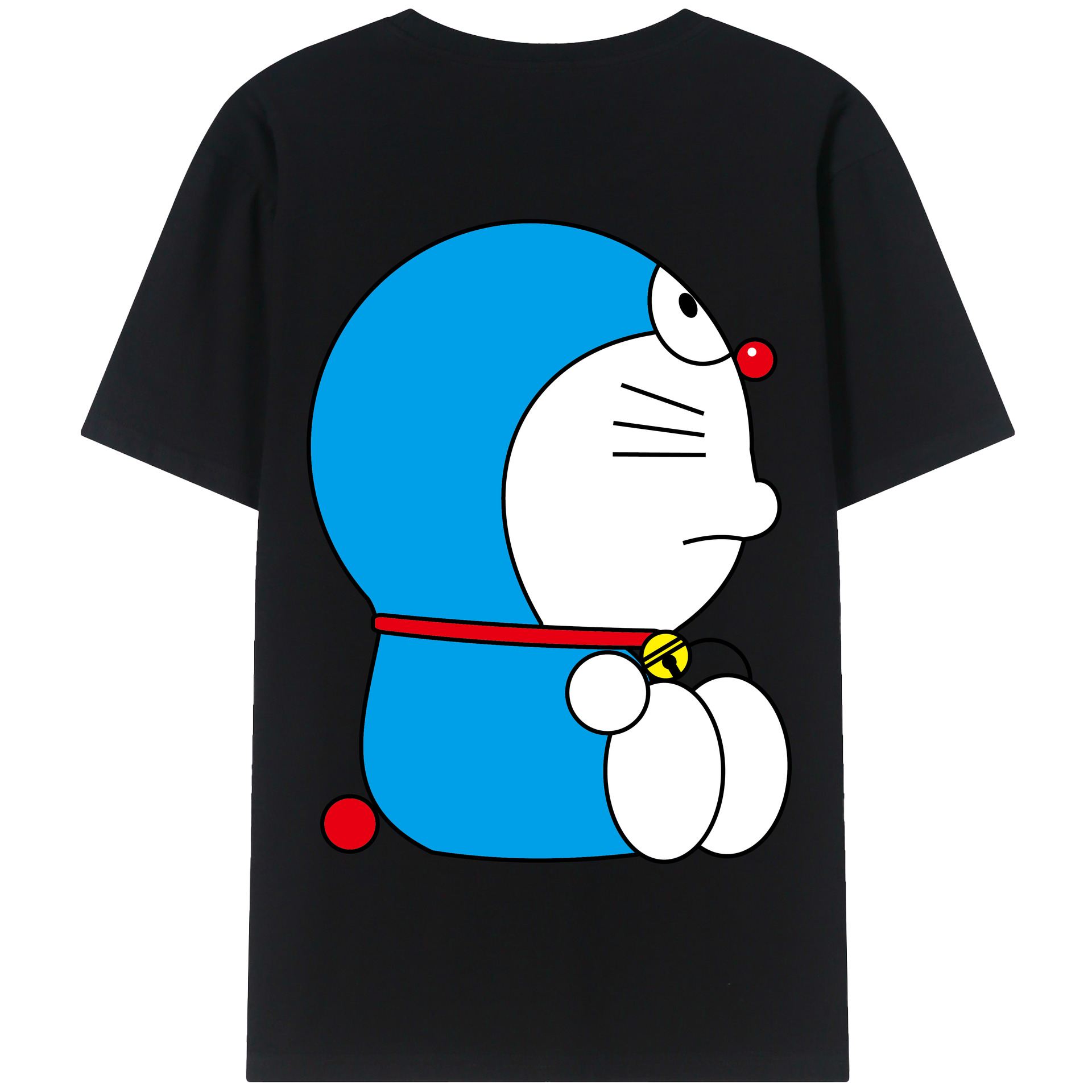 （画像用） ドラえもん Doraemon 綿100％半袖Tシャツ（背面プリント）