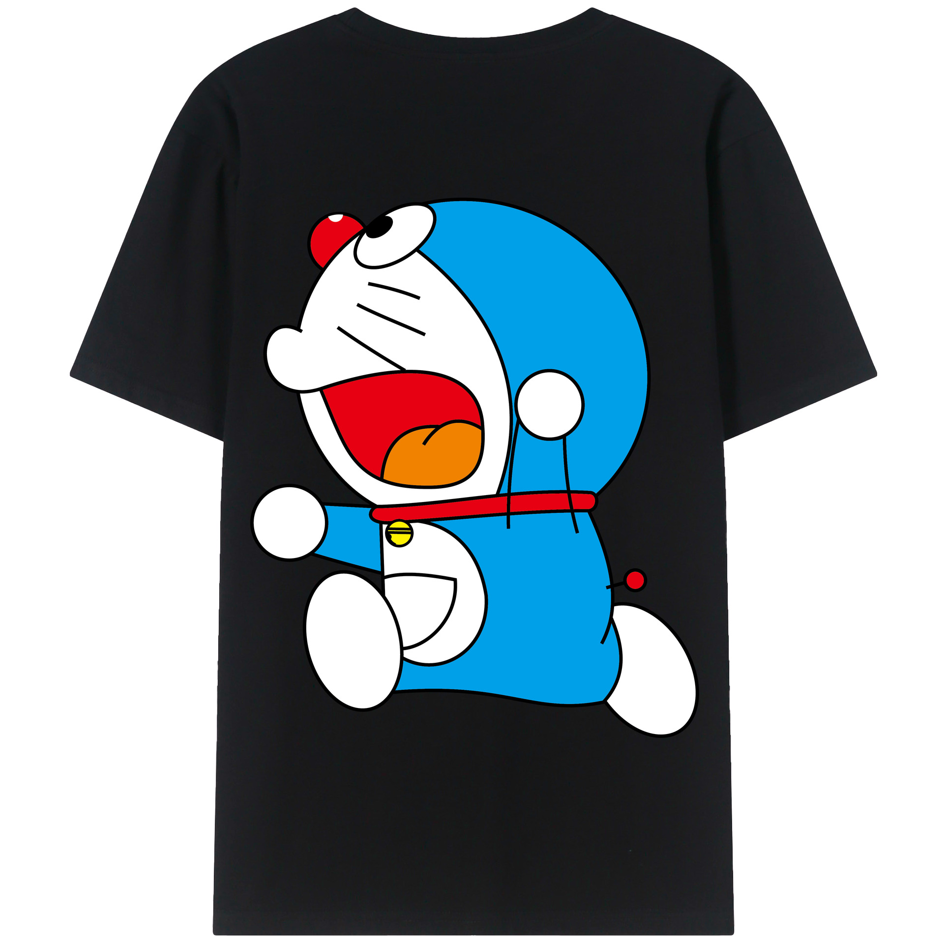 （画像用） ドラえもん Doraemon 綿100％半袖Tシャツ（背面プリント）