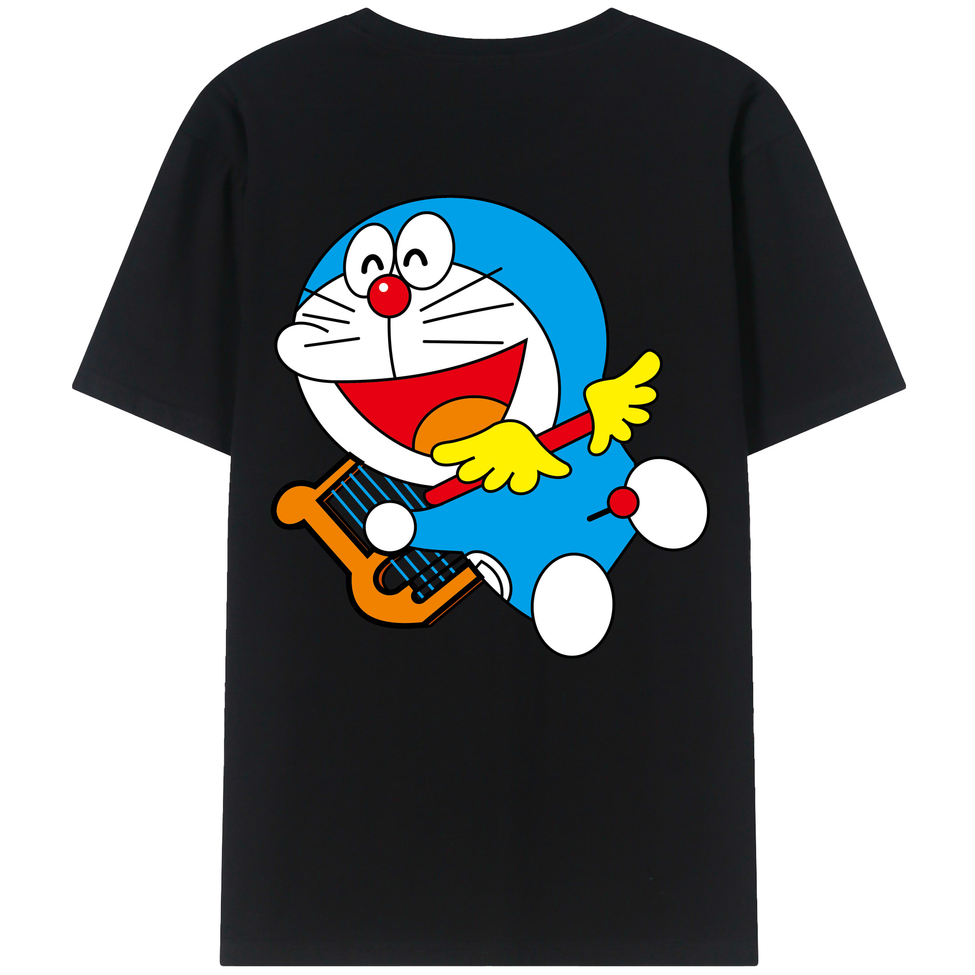 （画像用） ドラえもん Doraemon 綿100％半袖Tシャツ（背面プリント）