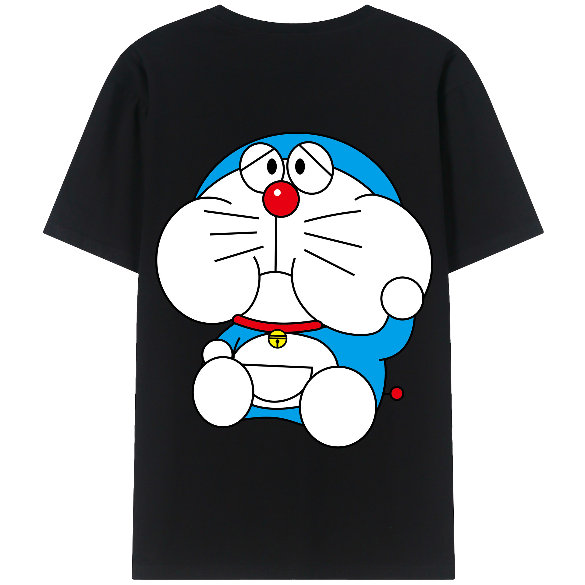 （画像用） ドラえもん Doraemon 綿100％半袖Tシャツ（背面プリント）