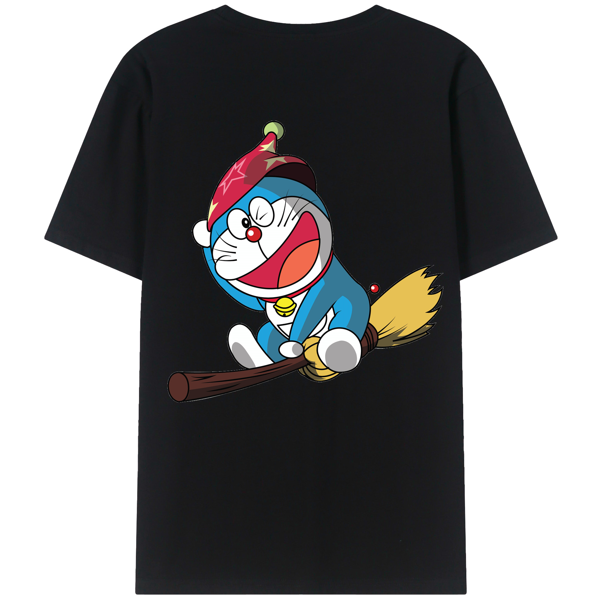 （画像用） ドラえもん Doraemon 綿100％半袖Tシャツ（背面プリント）