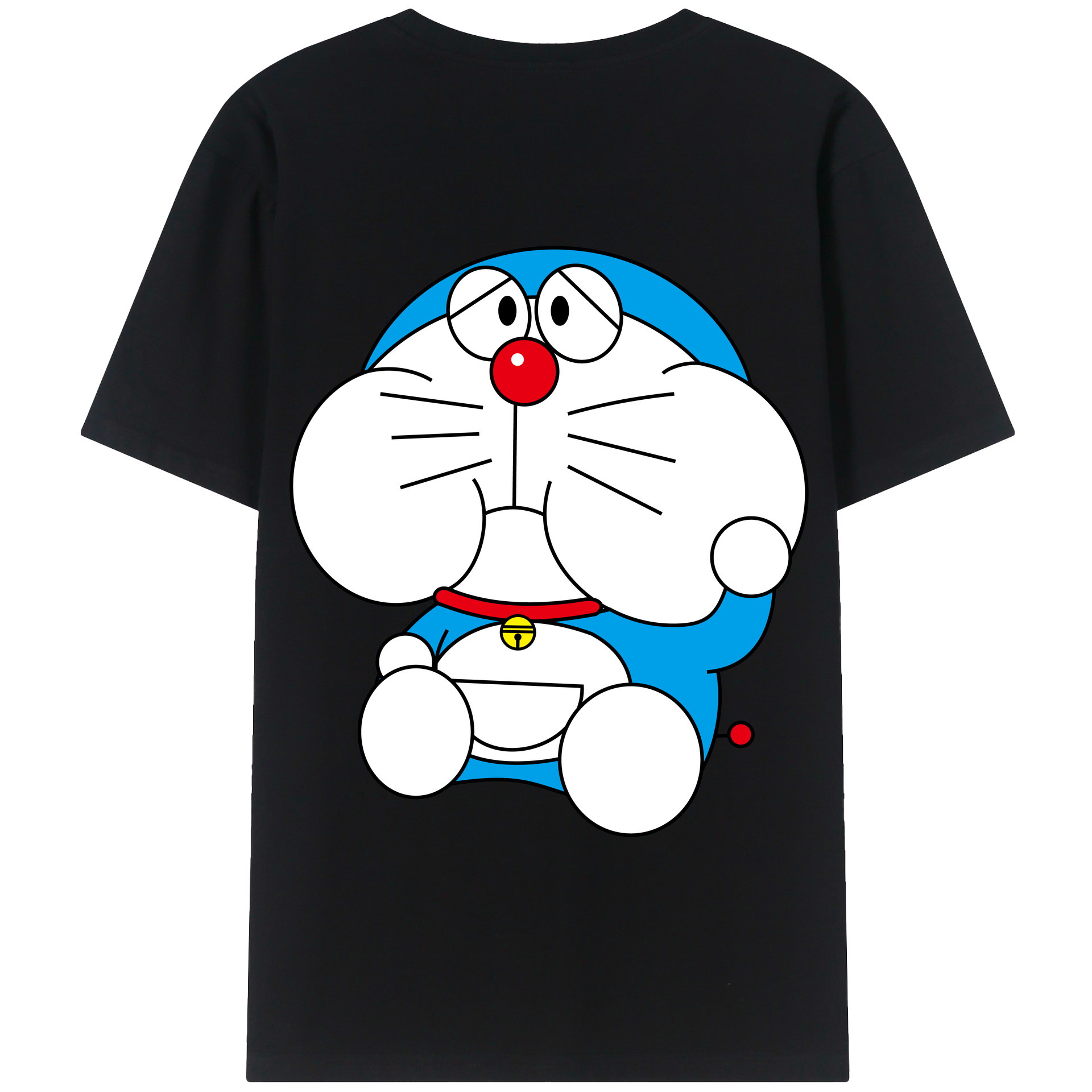 （画像用） ドラえもん Doraemon 綿100％半袖Tシャツ（背面プリント）