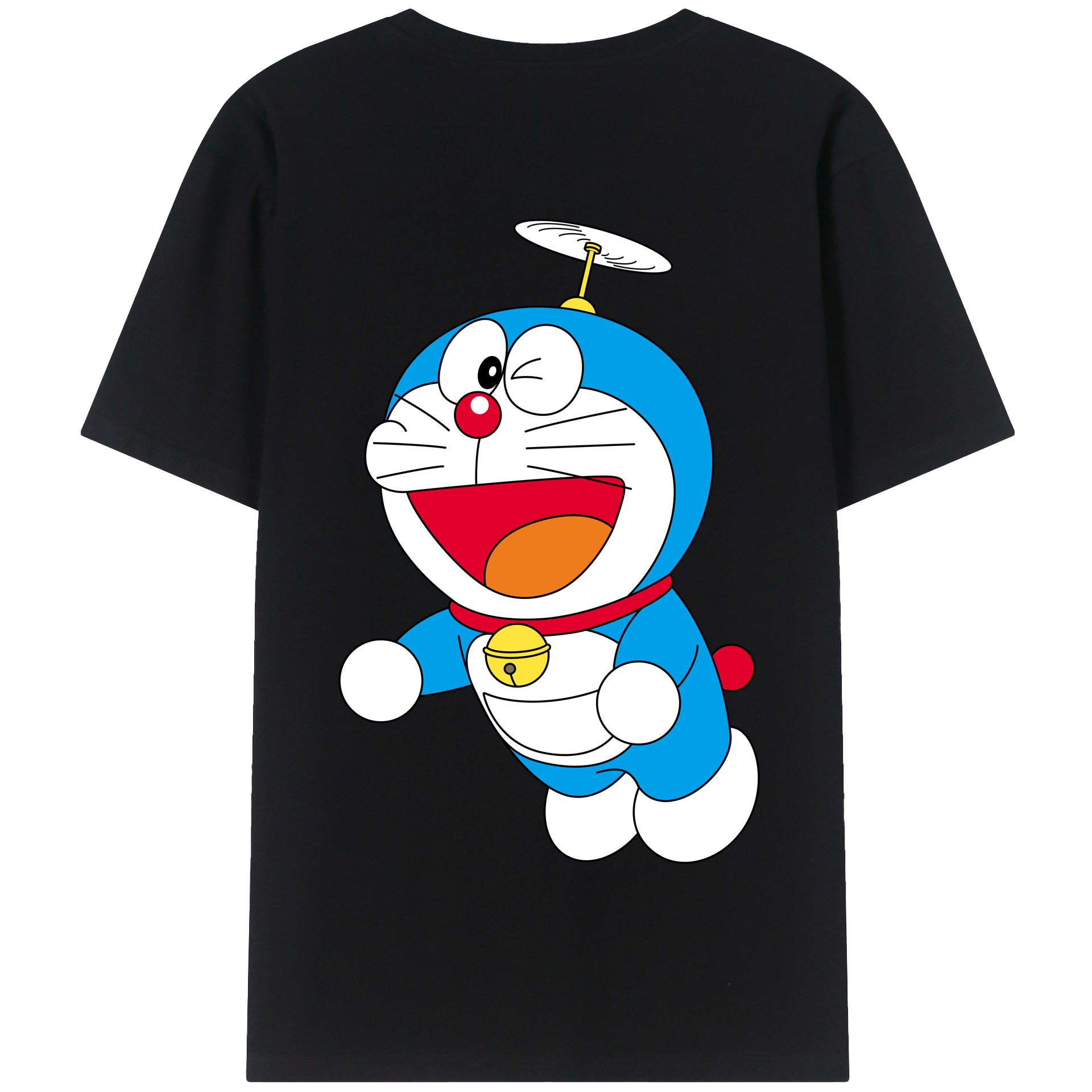 （画像用） ドラえもん Doraemon 綿100％半袖Tシャツ（背面プリント）