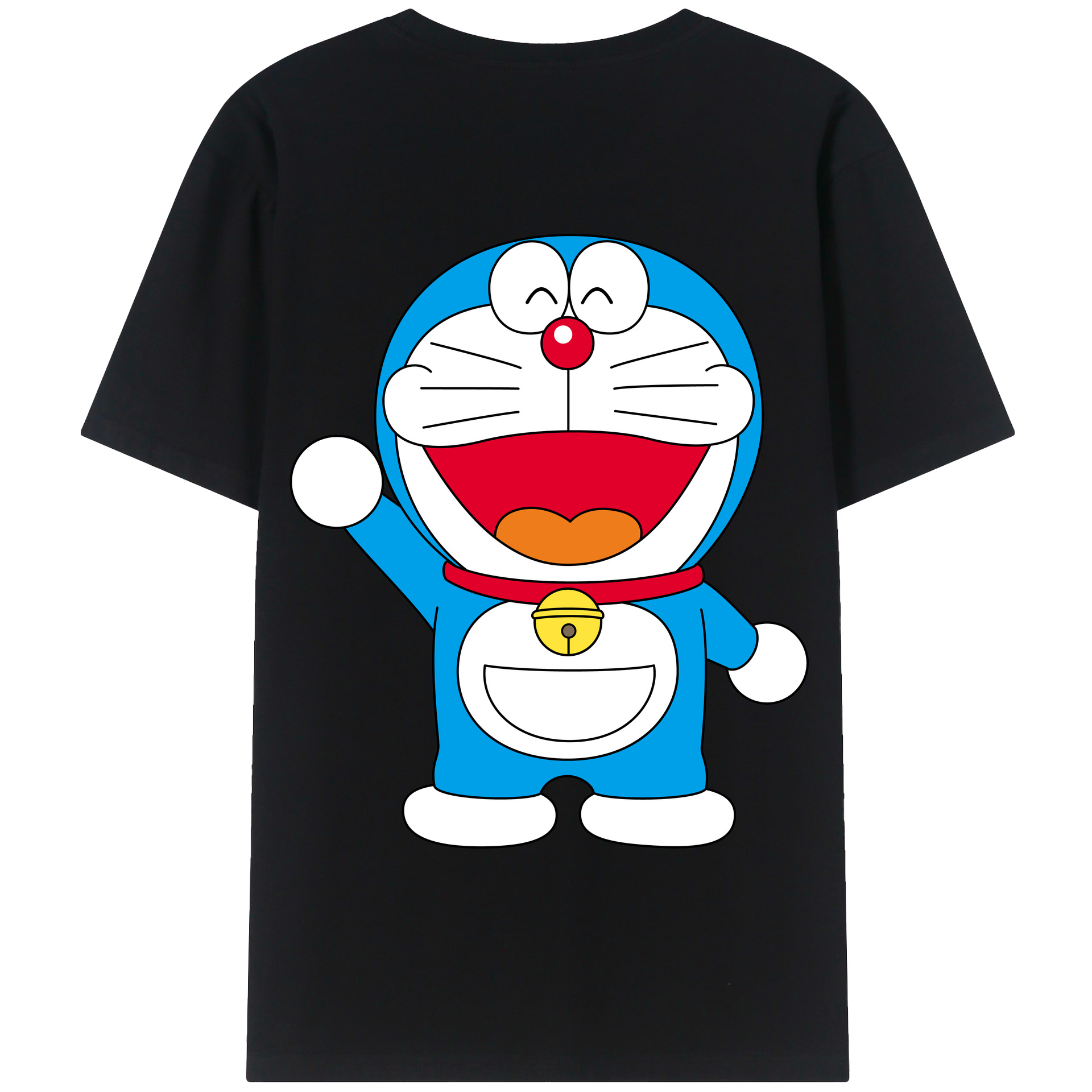 （画像用） ドラえもん Doraemon 綿100％半袖Tシャツ（背面プリント）