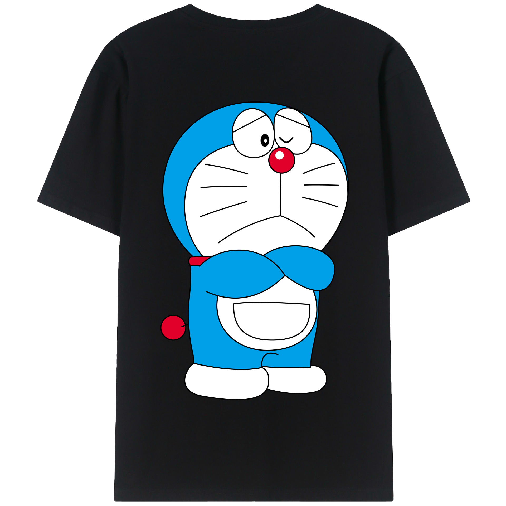 （画像用） ドラえもん Doraemon 綿100％半袖Tシャツ（背面プリント）