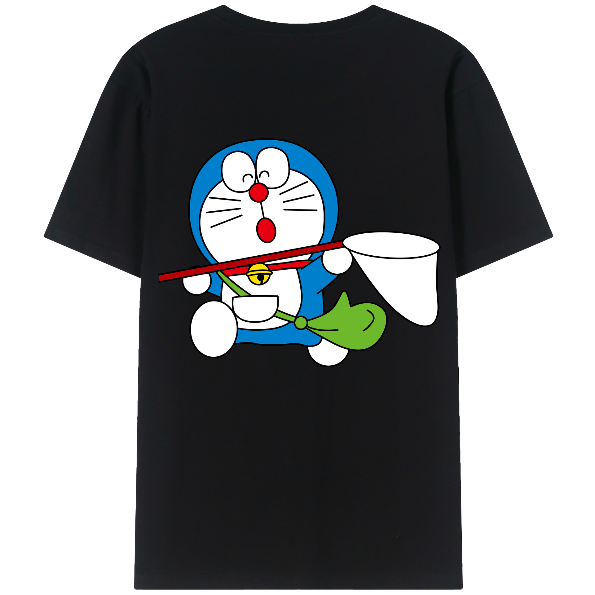 （画像用） ドラえもん Doraemon 綿100％半袖Tシャツ（背面プリント）