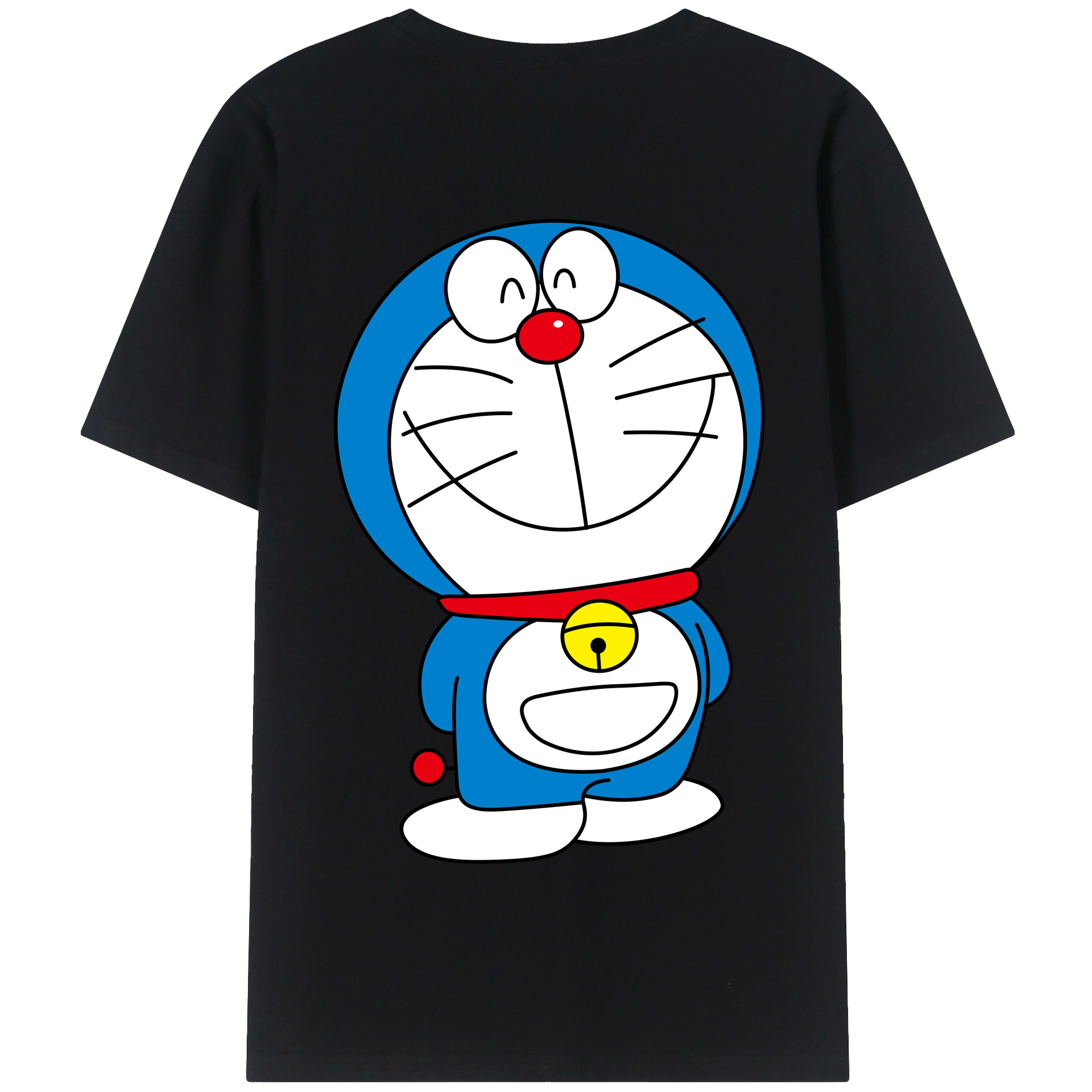 （画像用） ドラえもん Doraemon 綿100％半袖Tシャツ（背面プリント）