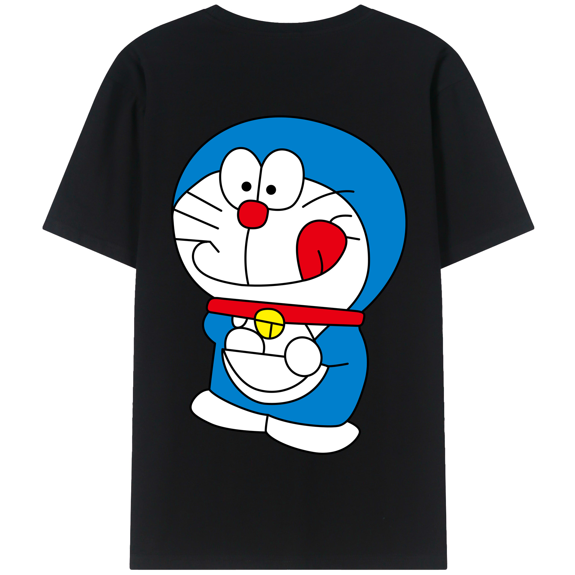（画像用） ドラえもん Doraemon 綿100％半袖Tシャツ（背面プリント）