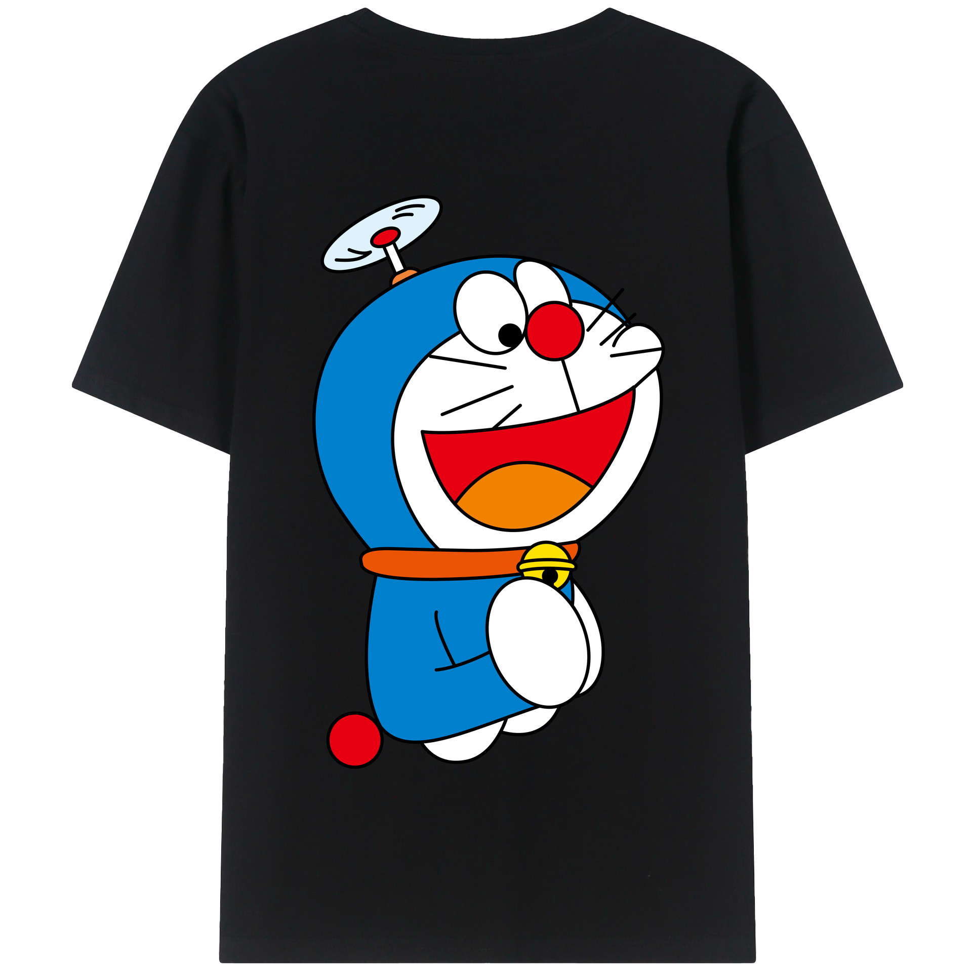 （画像用） ドラえもん Doraemon 綿100％半袖Tシャツ（背面プリント）