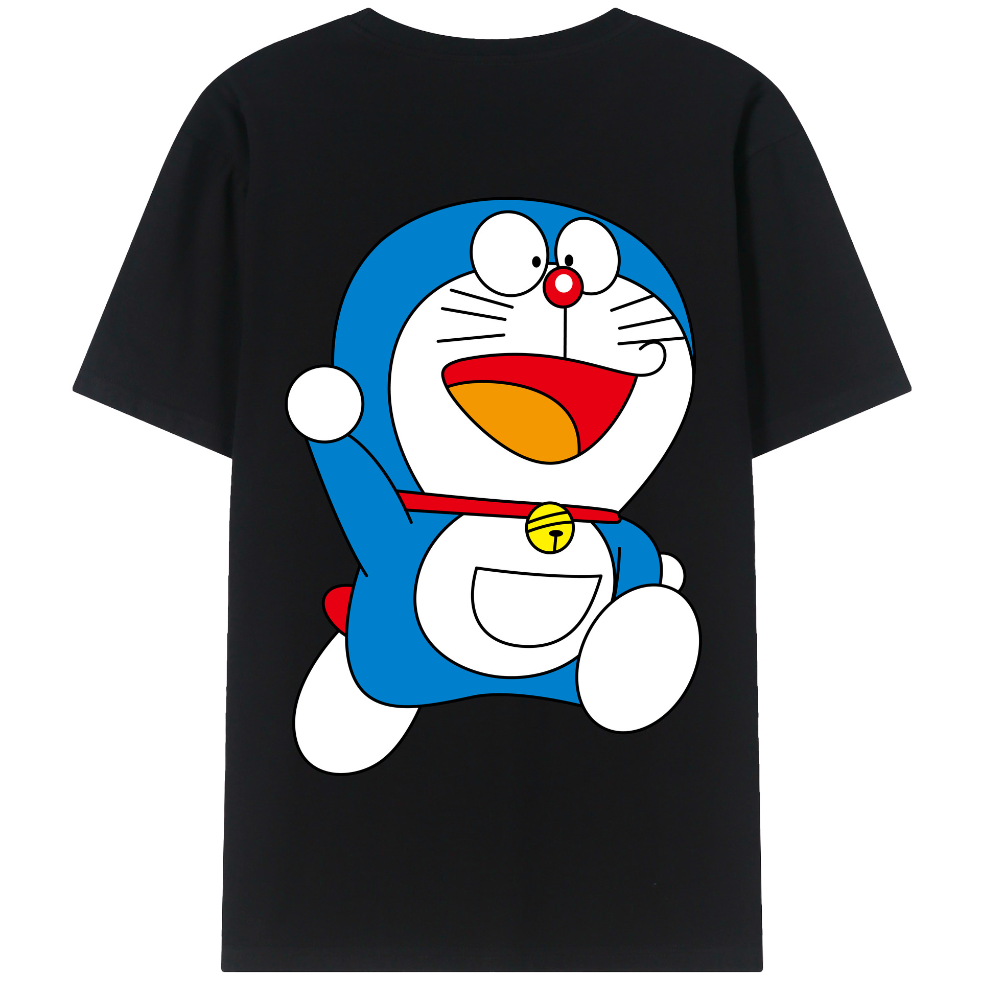 （画像用） ドラえもん Doraemon 綿100％半袖Tシャツ（背面プリント）