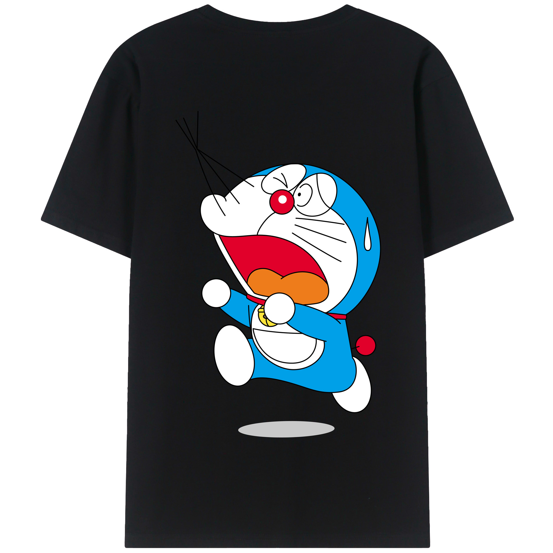 （画像用） ドラえもん Doraemon 綿100％半袖Tシャツ（背面プリント）