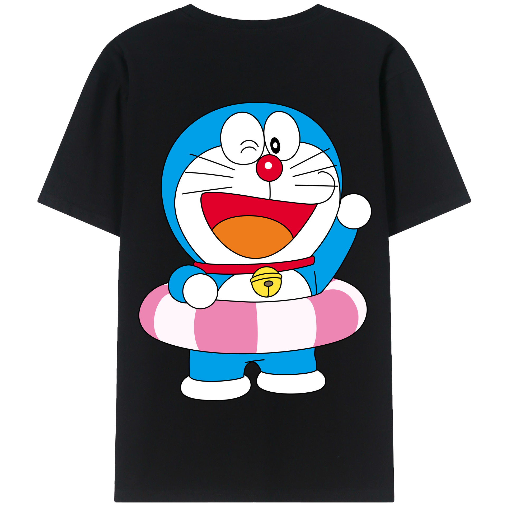 （画像用） ドラえもん Doraemon 綿100％半袖Tシャツ（背面プリント）