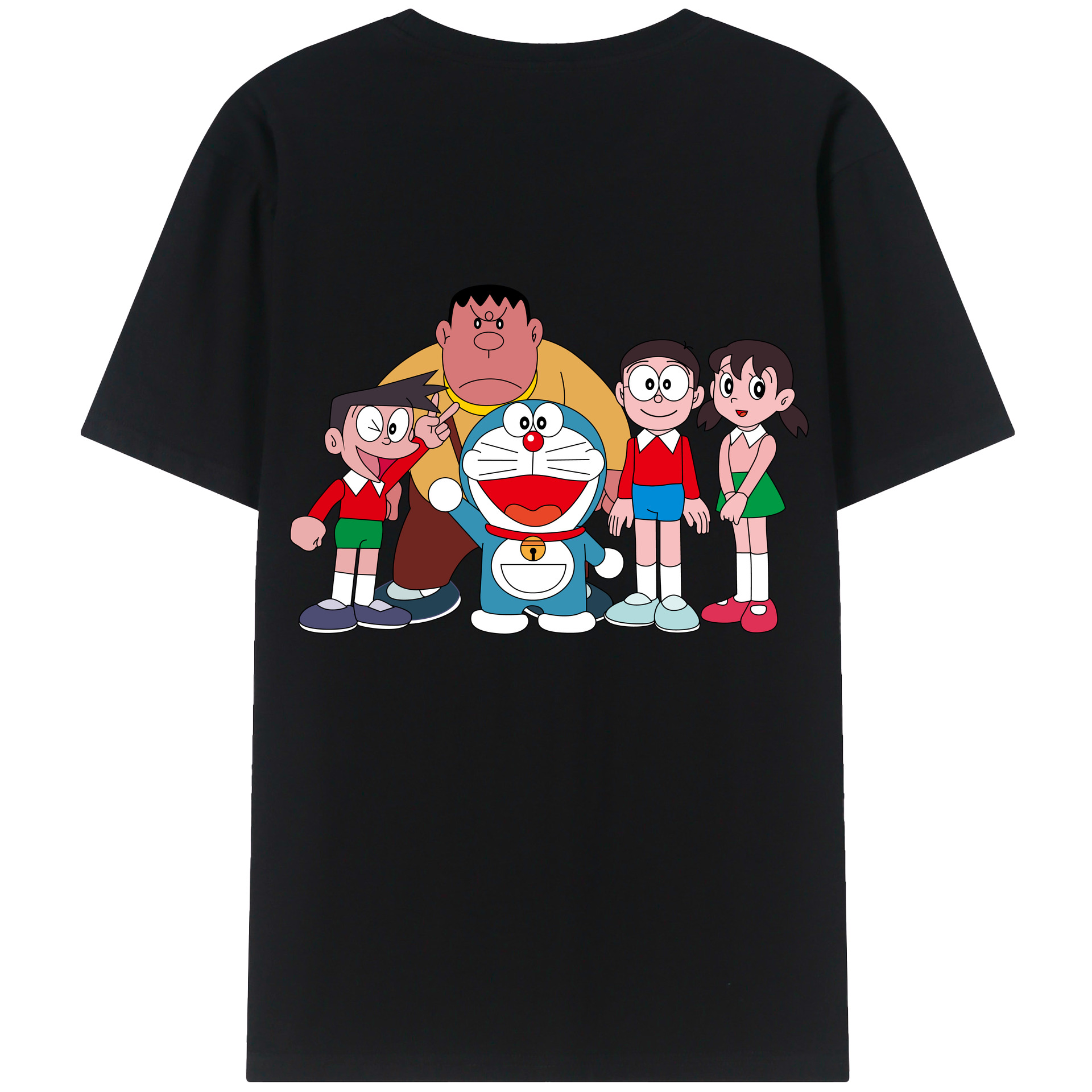 （画像用） ドラえもん 骨川 スネ夫 Doraemon Honekawa Suneo 綿100％半袖Tシャツ（背面プリント）