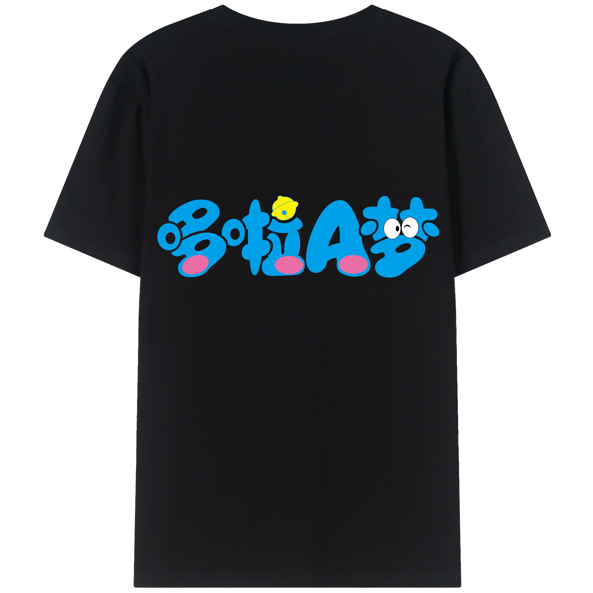 （画像用） ドラえもん Doraemon 綿100％半袖Tシャツ（背面プリント）