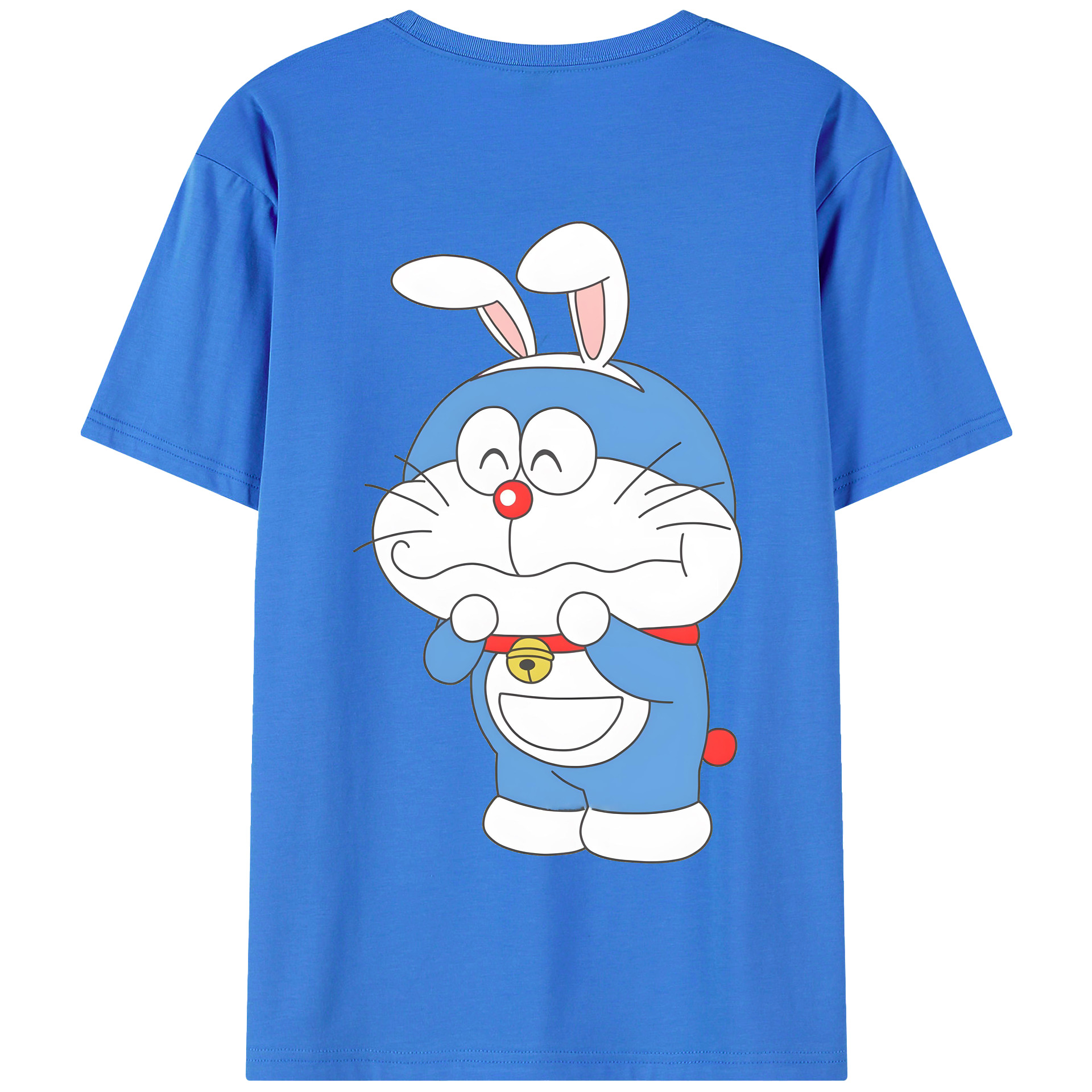 （画像用） ドラえもん Doraemon 綿100％半袖Tシャツ（背面プリント）