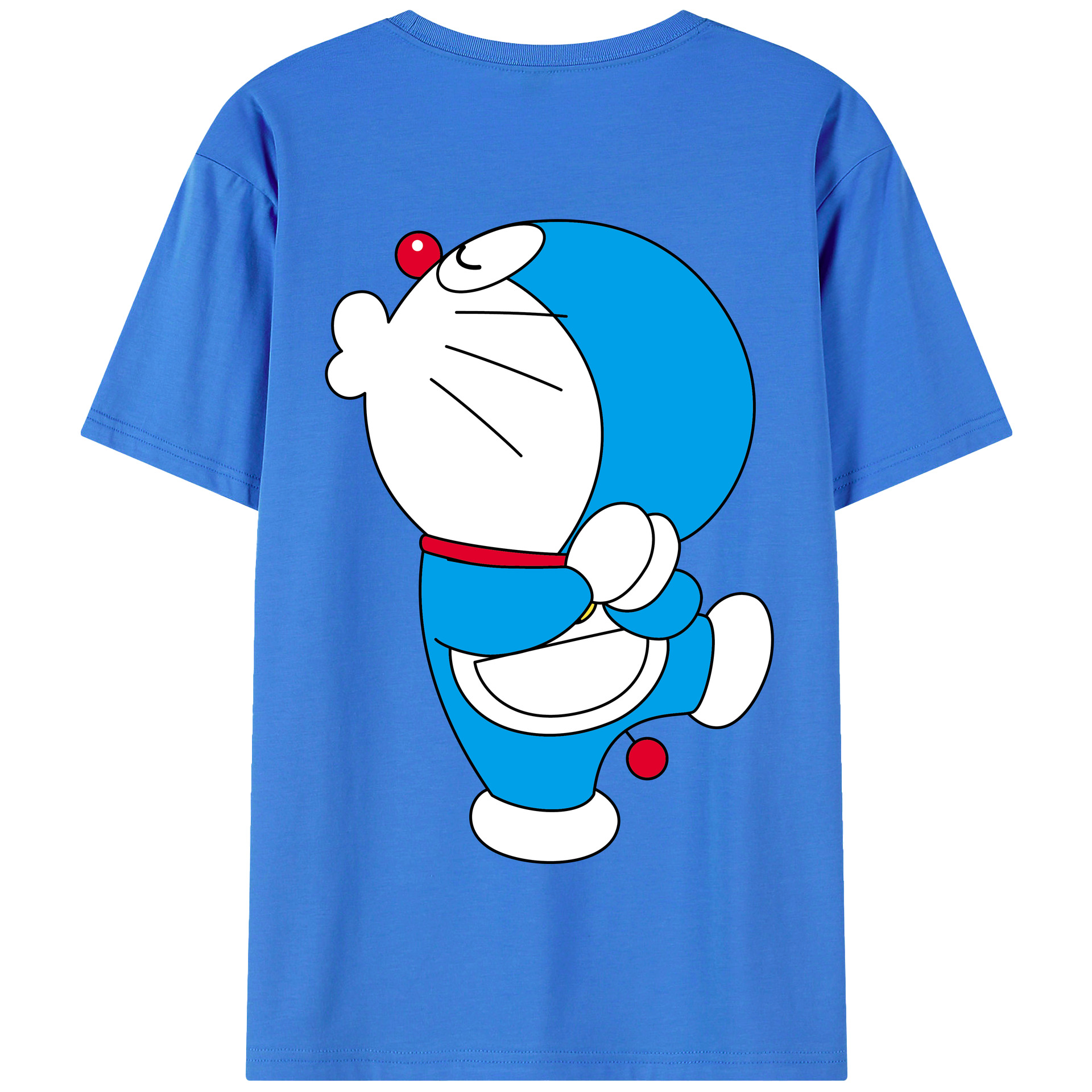 （画像用） ドラえもん Doraemon 綿100％半袖Tシャツ（背面プリント）