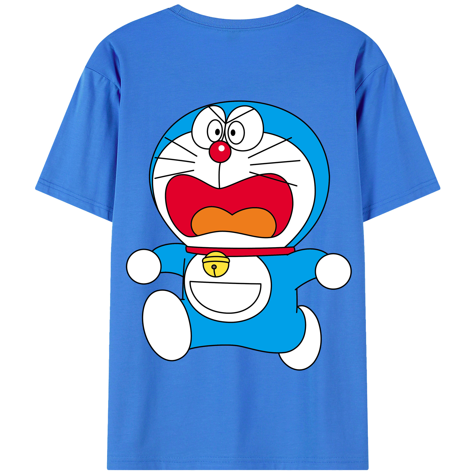（画像用） ドラえもん Doraemon 綿100％半袖Tシャツ（背面プリント）