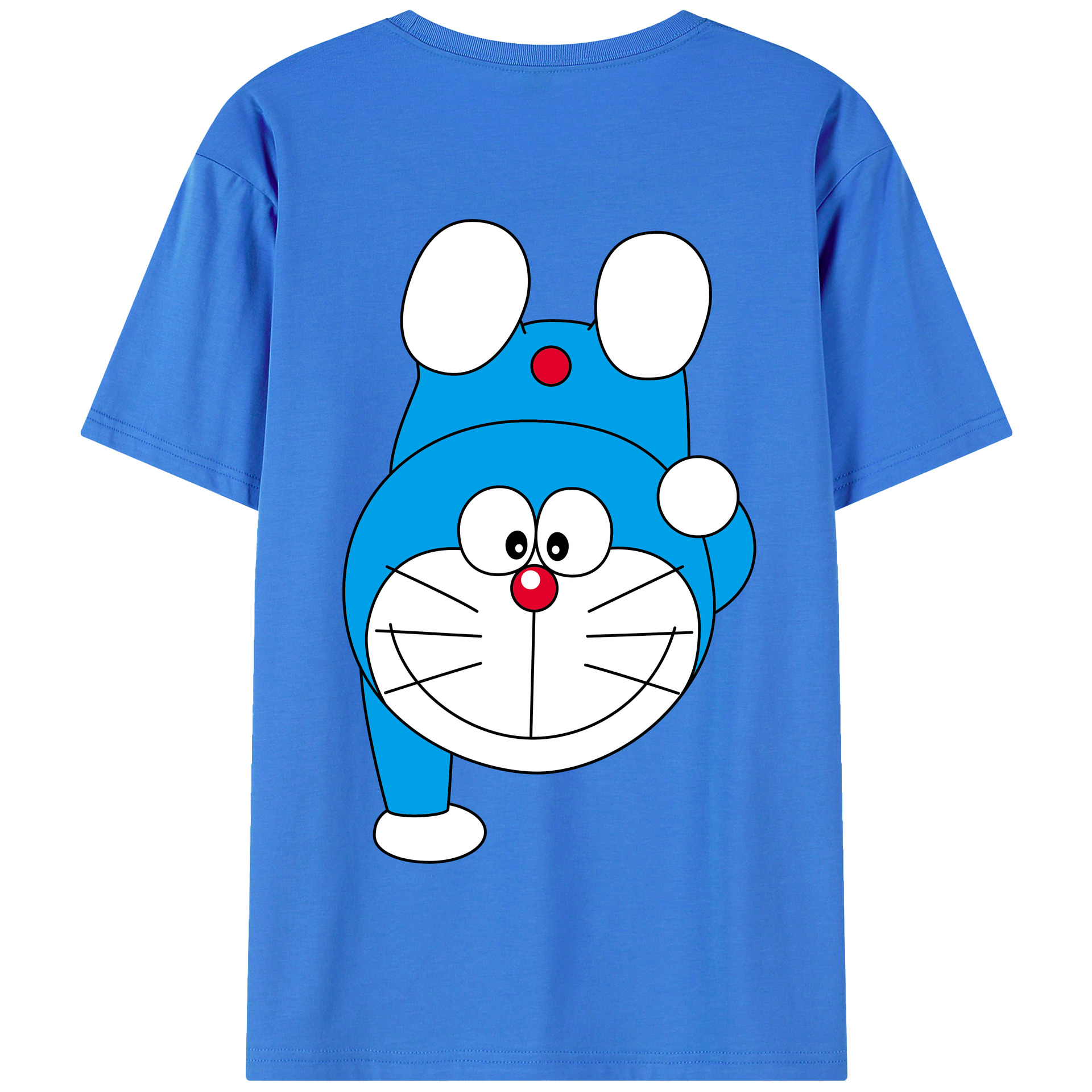（画像用） ドラえもん Doraemon 綿100％半袖Tシャツ（背面プリント）