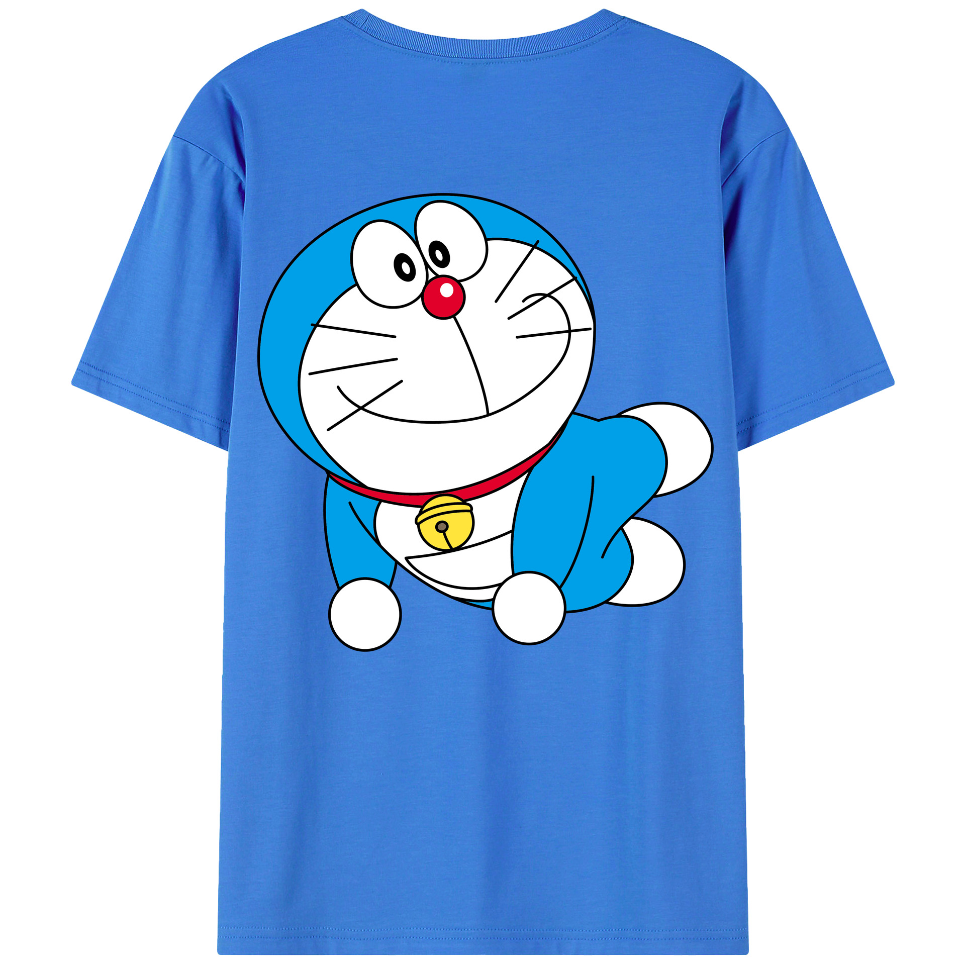 （画像用） ドラえもん Doraemon 綿100％半袖Tシャツ（背面プリント）