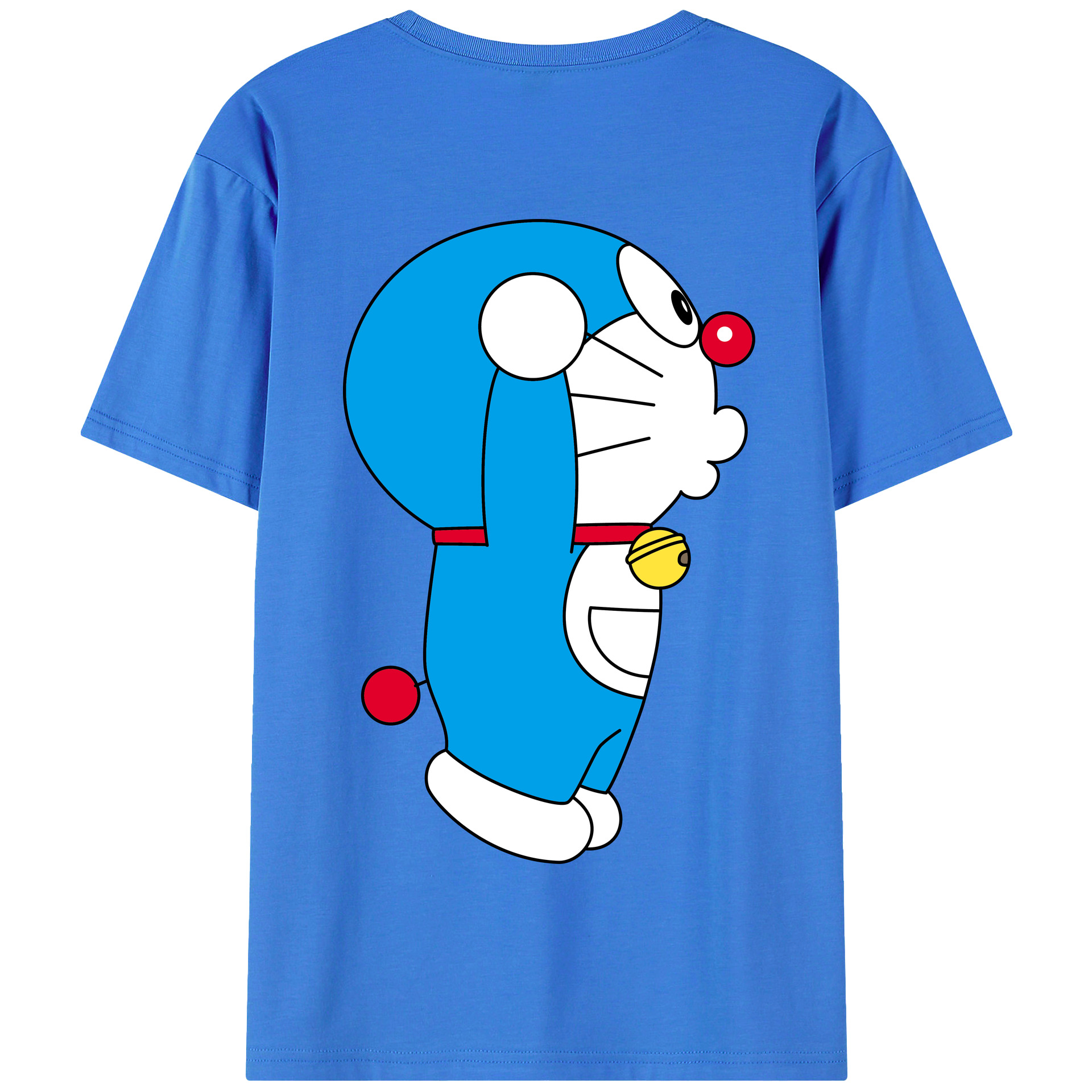 （画像用） ドラえもん Doraemon 綿100％半袖Tシャツ（背面プリント）