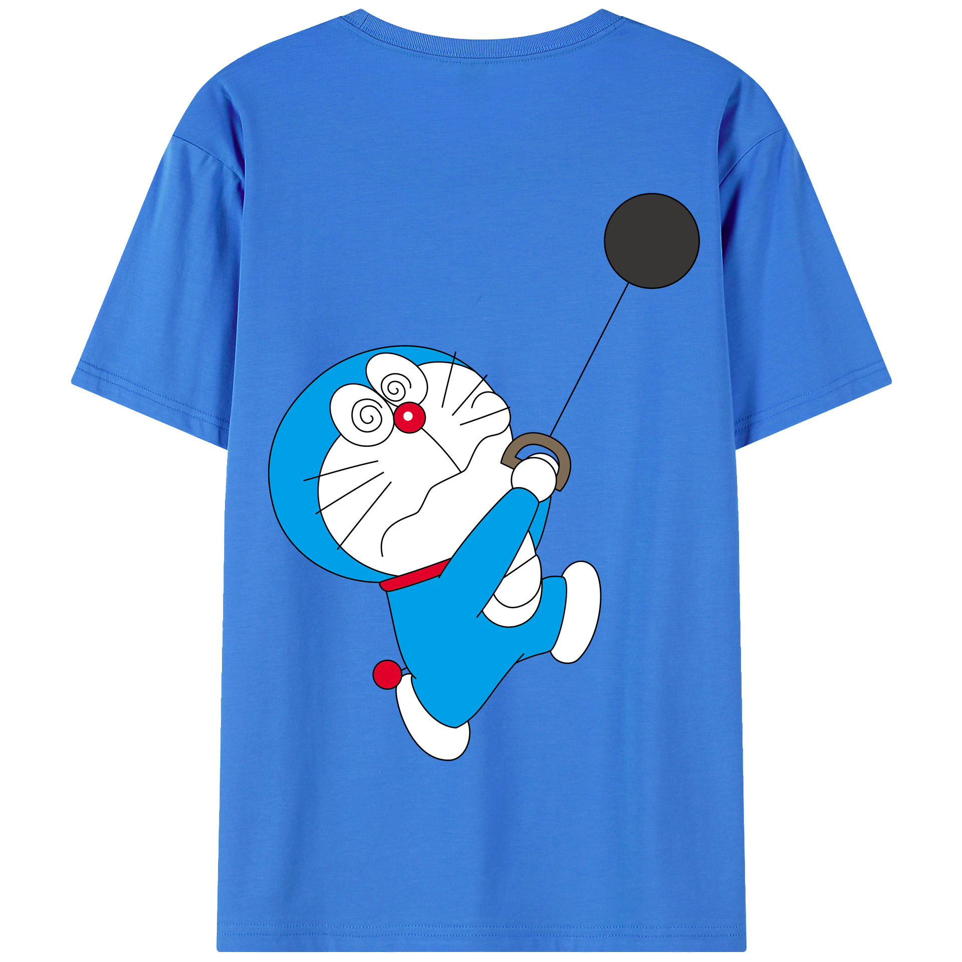 （画像用） ドラえもん Doraemon 綿100％半袖Tシャツ（背面プリント）