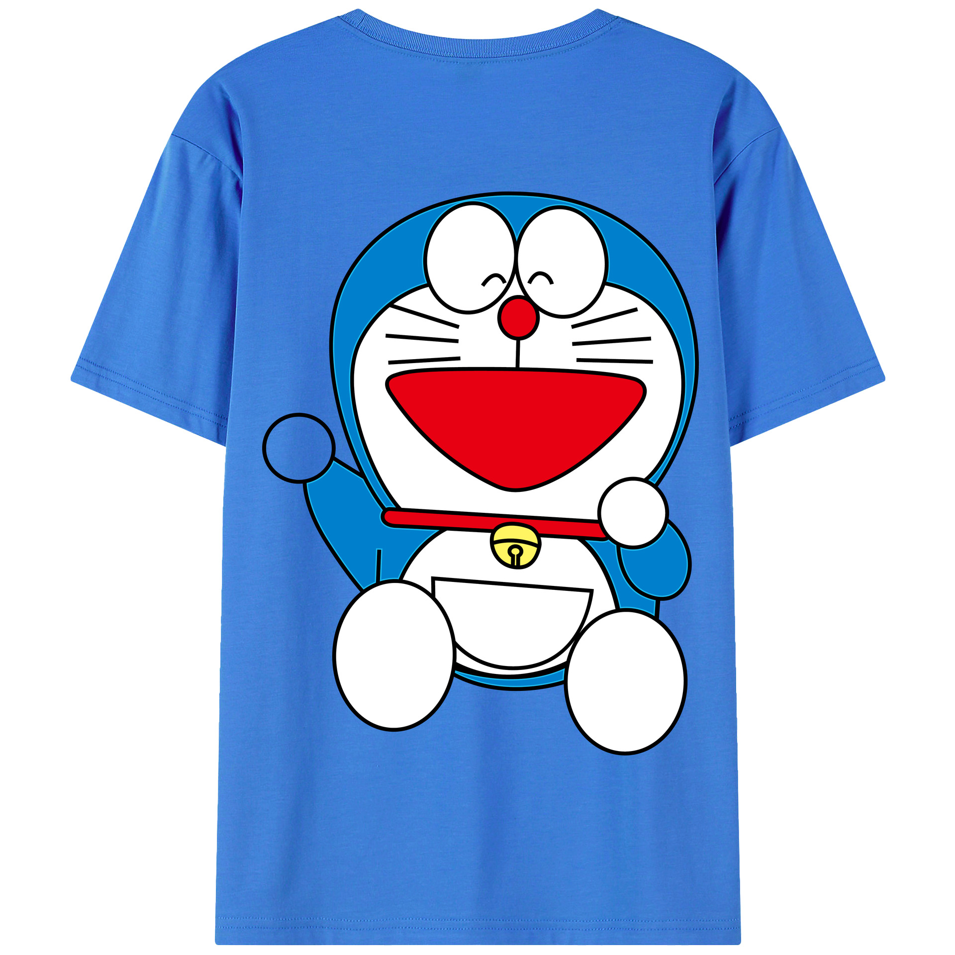 （画像用） ドラえもん Doraemon 綿100％半袖Tシャツ（背面プリント）