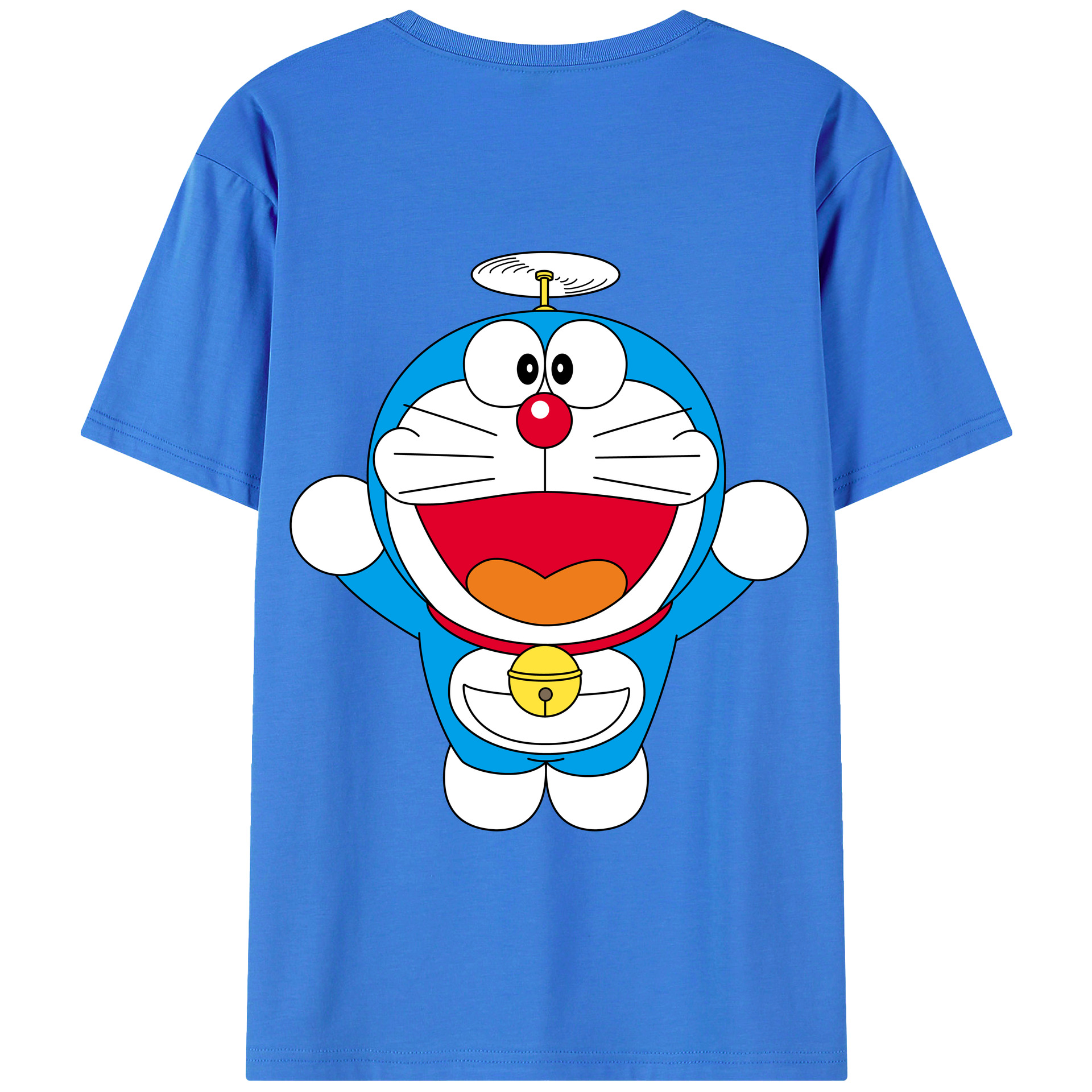 （画像用） ドラえもん Doraemon 綿100％半袖Tシャツ（背面プリント）