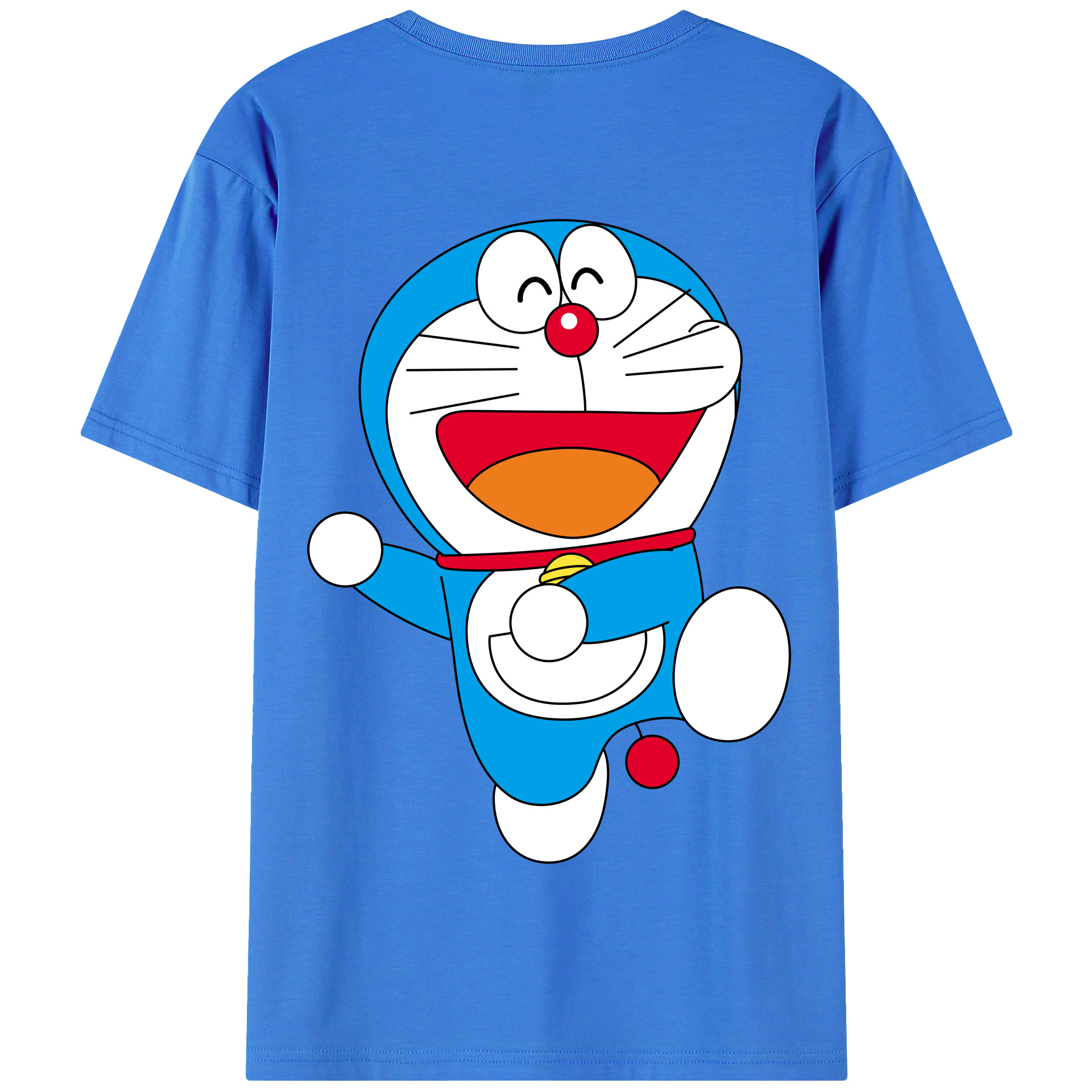（画像用） ドラえもん Doraemon 綿100％半袖Tシャツ（背面プリント）