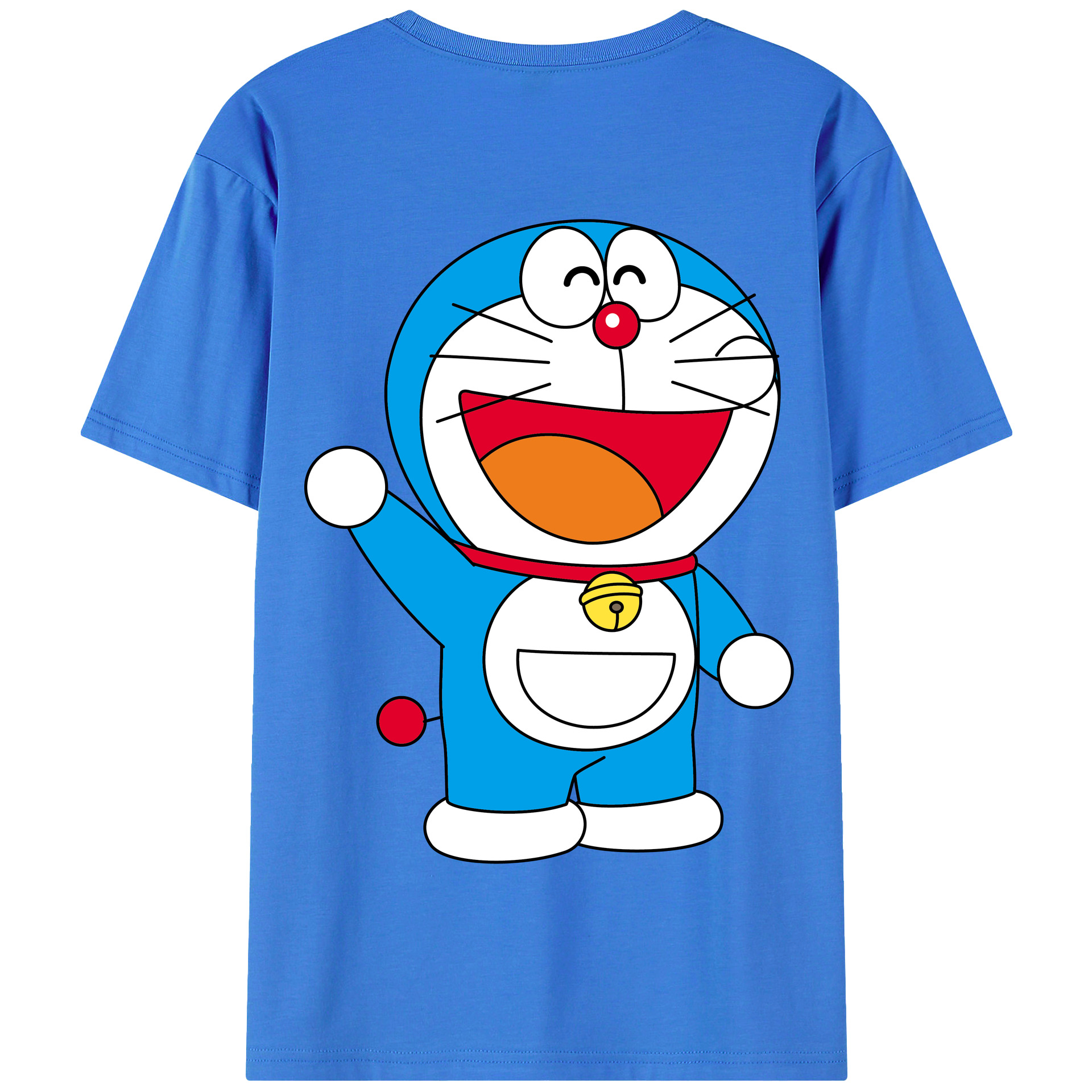 （画像用） ドラえもん Doraemon 綿100％半袖Tシャツ（背面プリント）