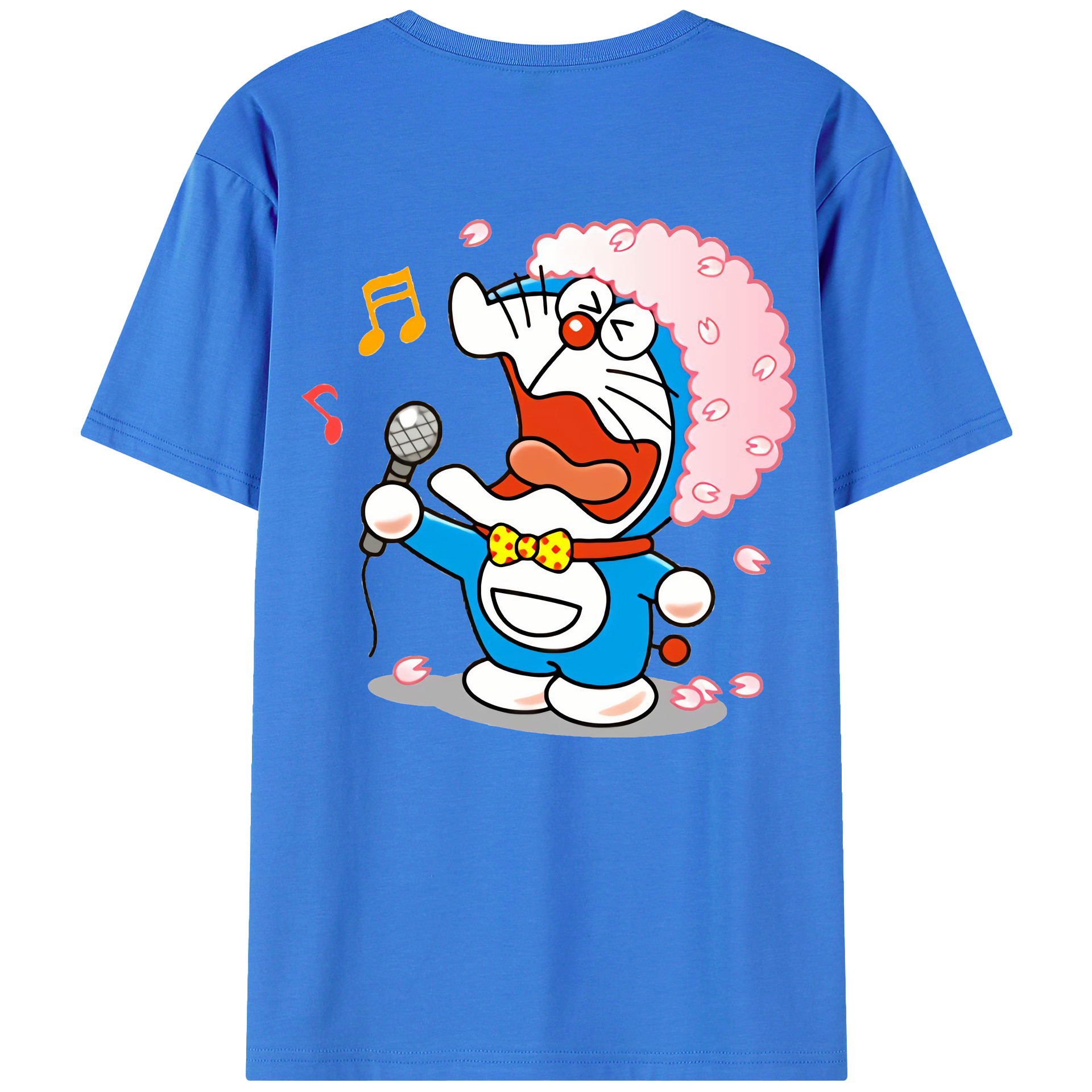 （画像用） ドラえもん Doraemon 綿100％半袖Tシャツ（背面プリント）