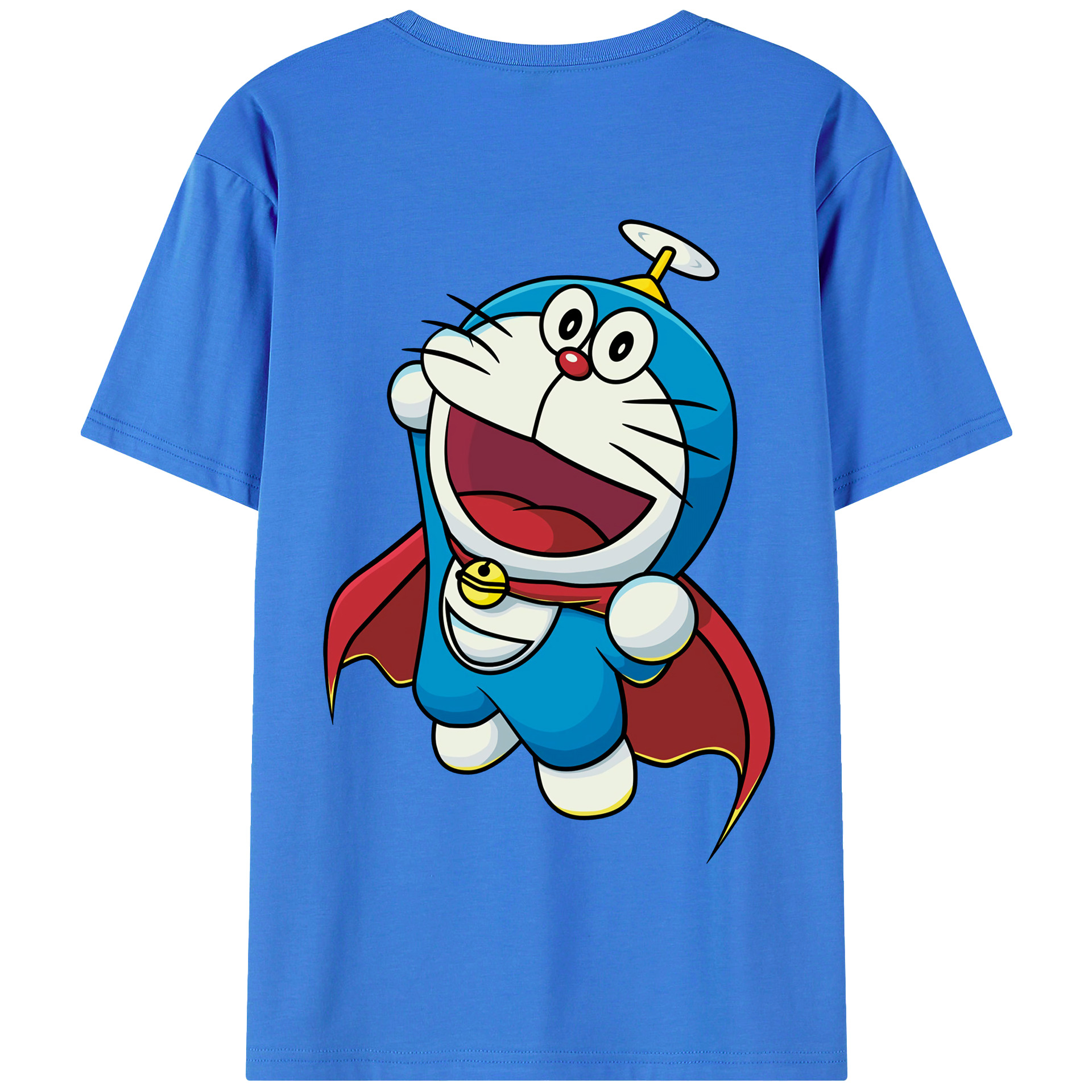 （画像用） ドラえもん Doraemon 綿100％半袖Tシャツ（背面プリント）