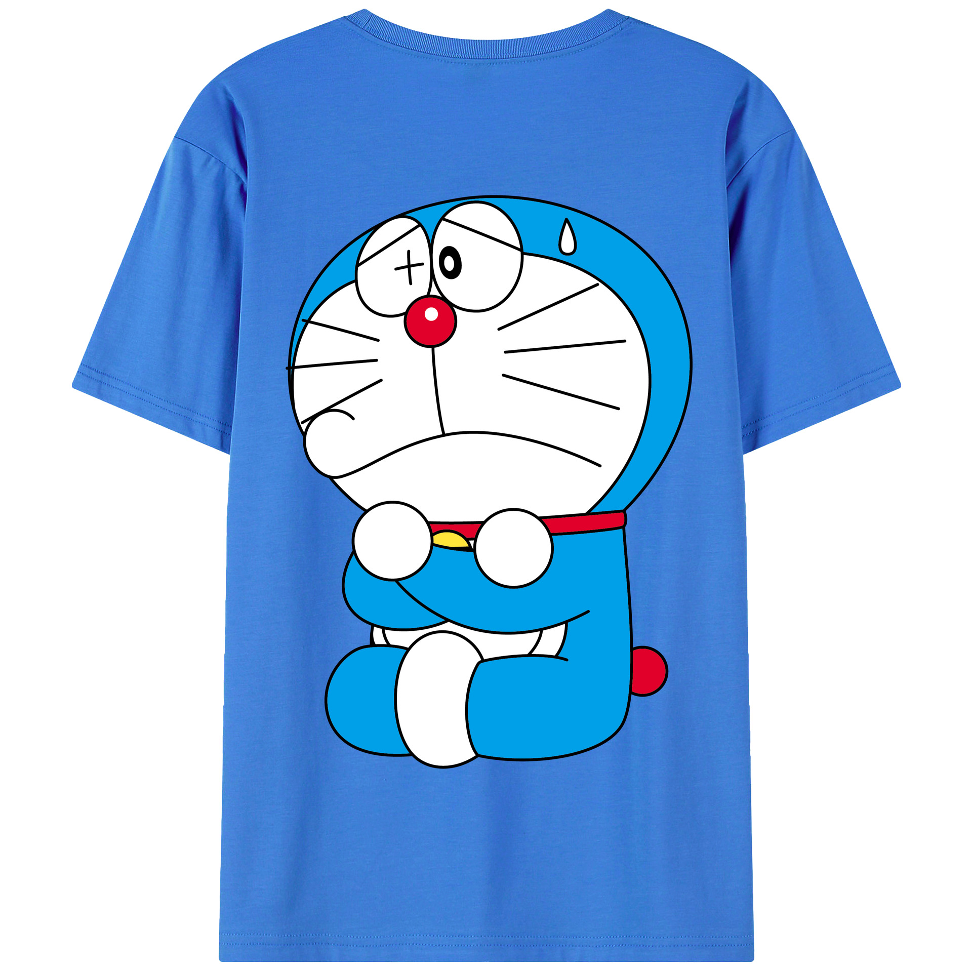（画像用） ドラえもん Doraemon 綿100％半袖Tシャツ（背面プリント）