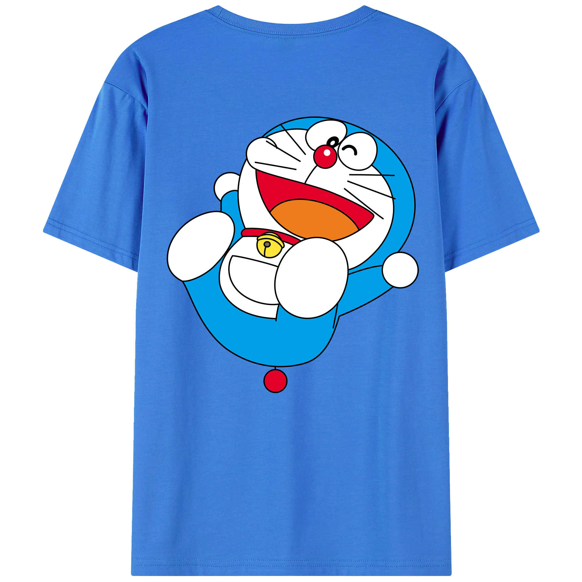 （画像用） ドラえもん Doraemon 綿100％半袖Tシャツ（背面プリント）