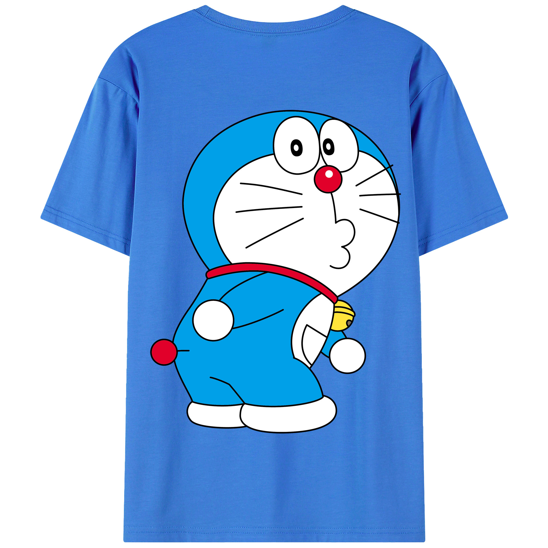（画像用） ドラえもん Doraemon 綿100％半袖Tシャツ（背面プリント）
